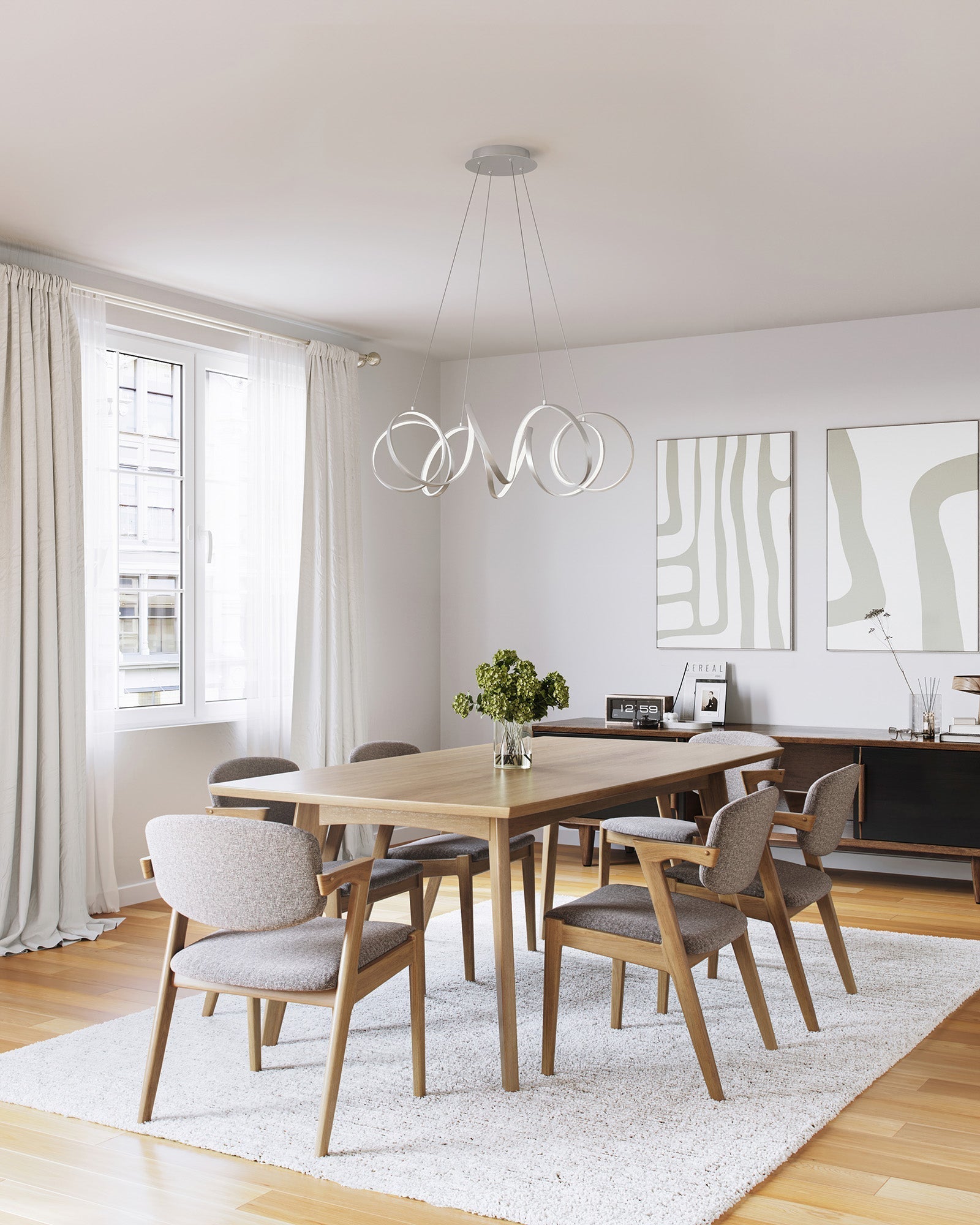 Synergy 34-in Chandelier