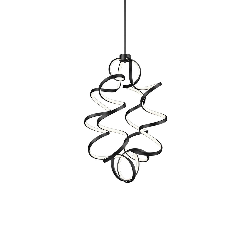 Synergy 34-in Chandelier — Black