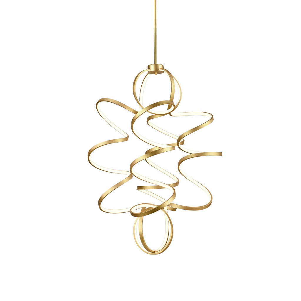Synergy 41-in Chandelier — Antique Brass