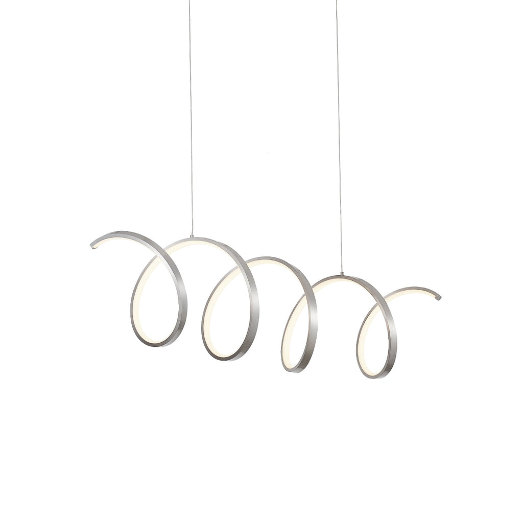 Synergy 42-in Linear Pendant — Antique Silver