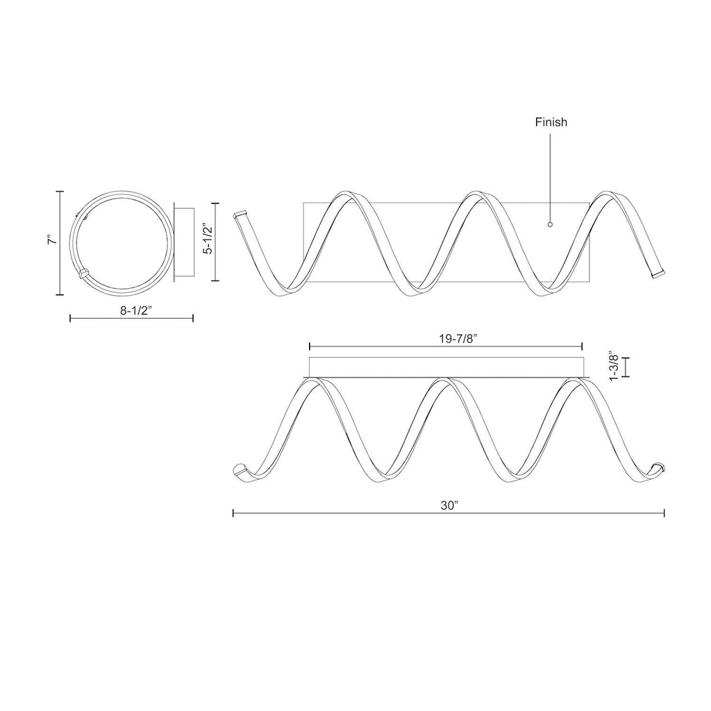 Synergy 30-inch Wall Sconce