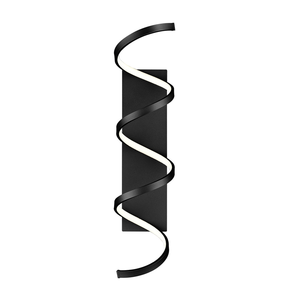Synergy 36-in Wall Sconce — Black
