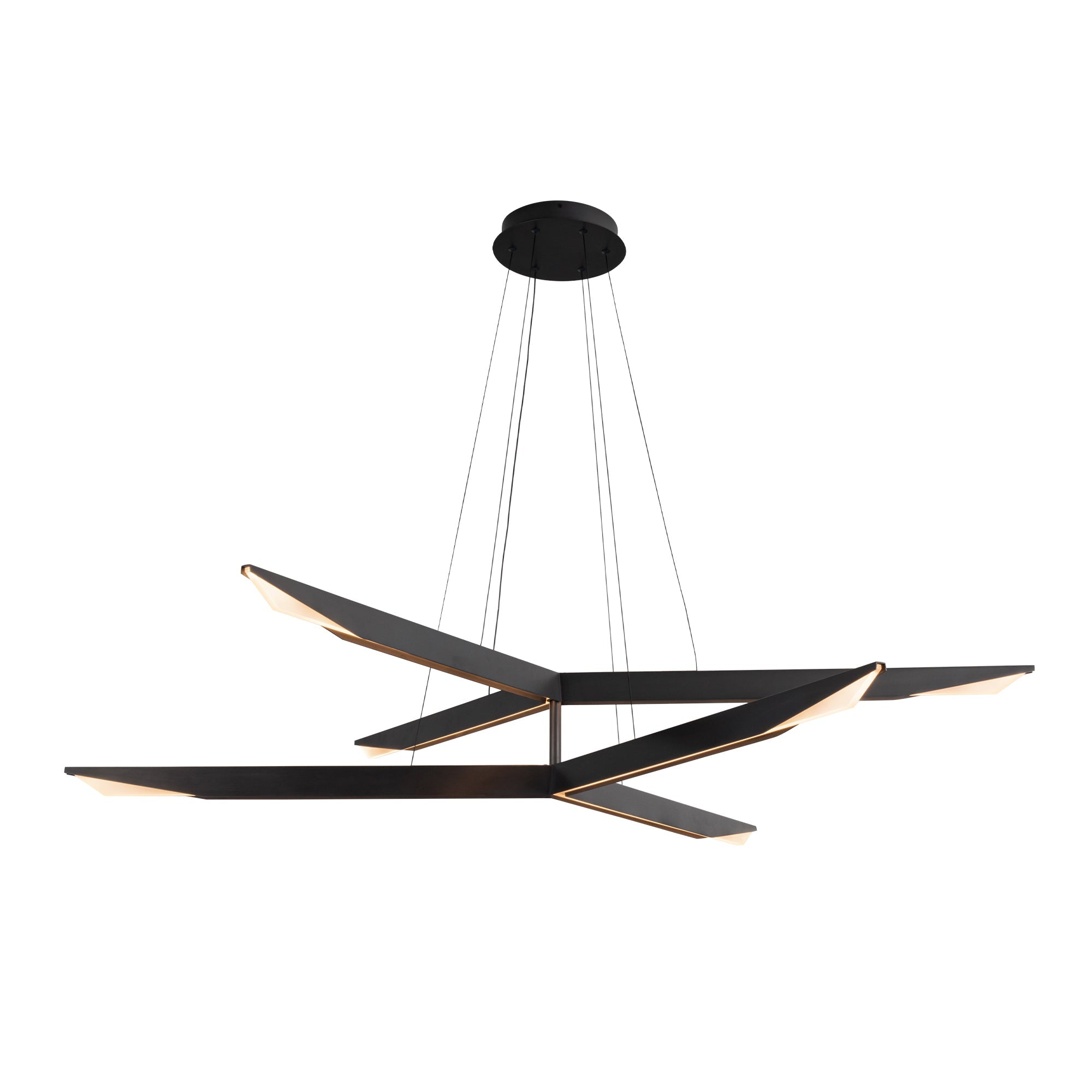 Tachi 42-in Chandelier — Urban Bronze [Universal Voltage and 0-10 Dimming]
