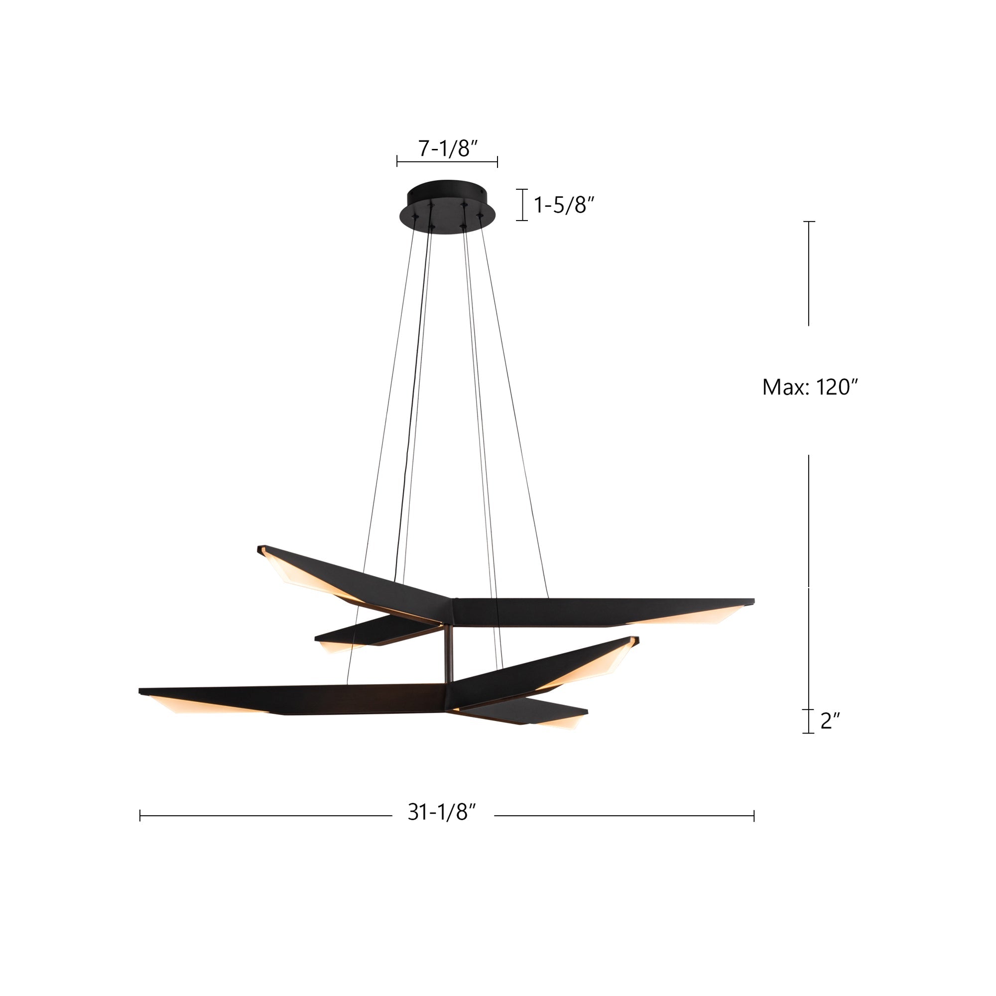 Tachi 42-in Chandelier
