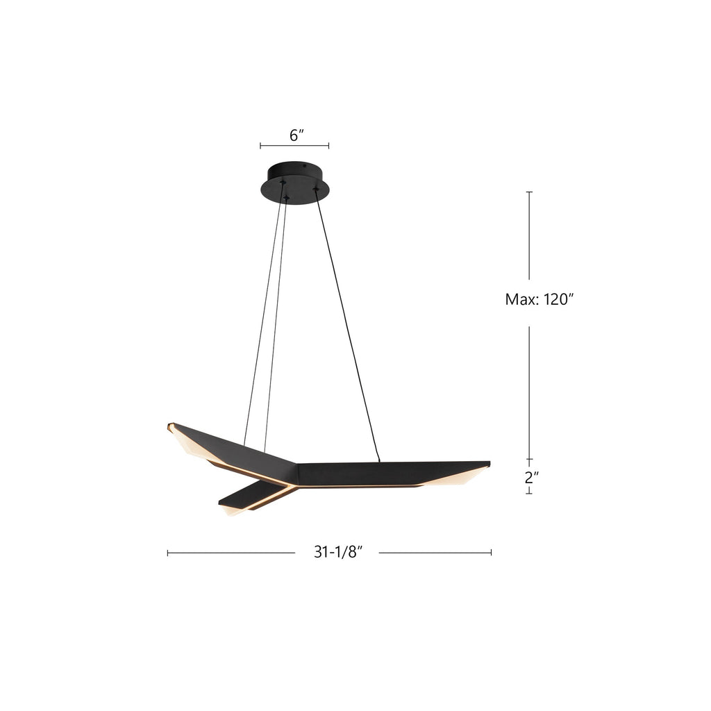 Tachi 31-in Pendant
