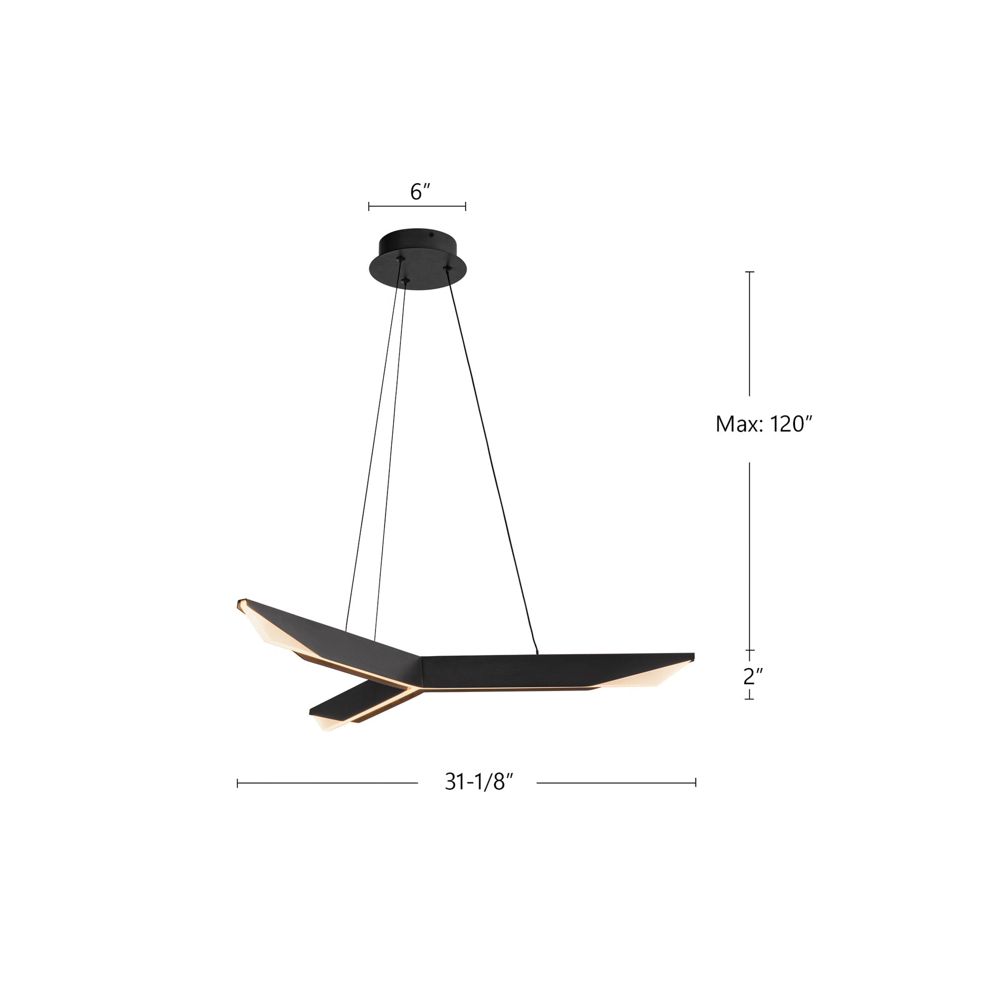 Tachi 31-in Pendant