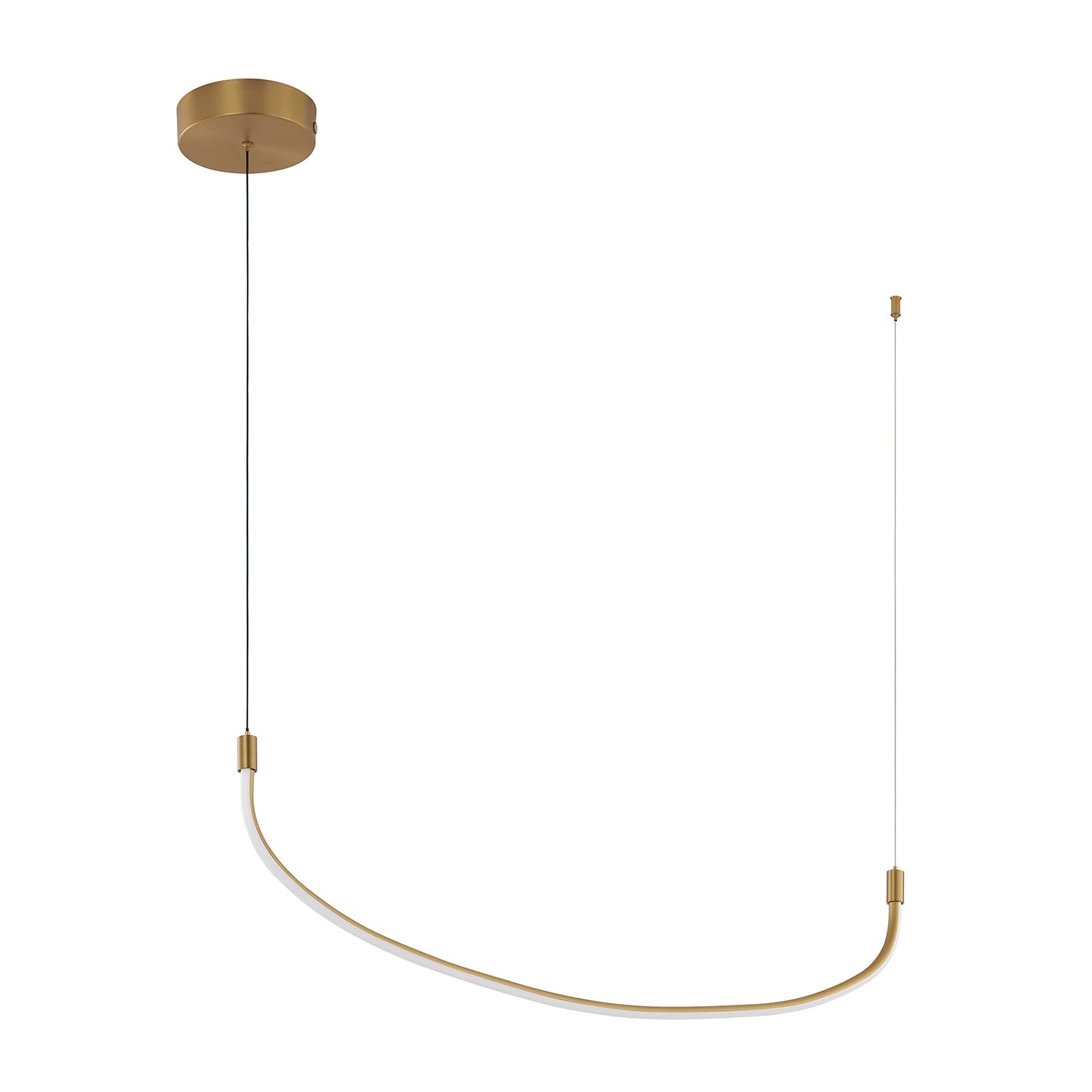 Talis 36-in Linear Pendant — Brushed Gold