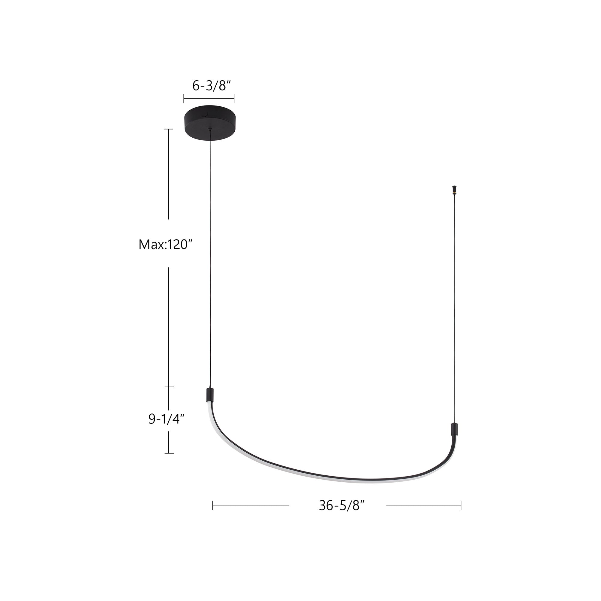 Talis 36-in Linear Pendant
