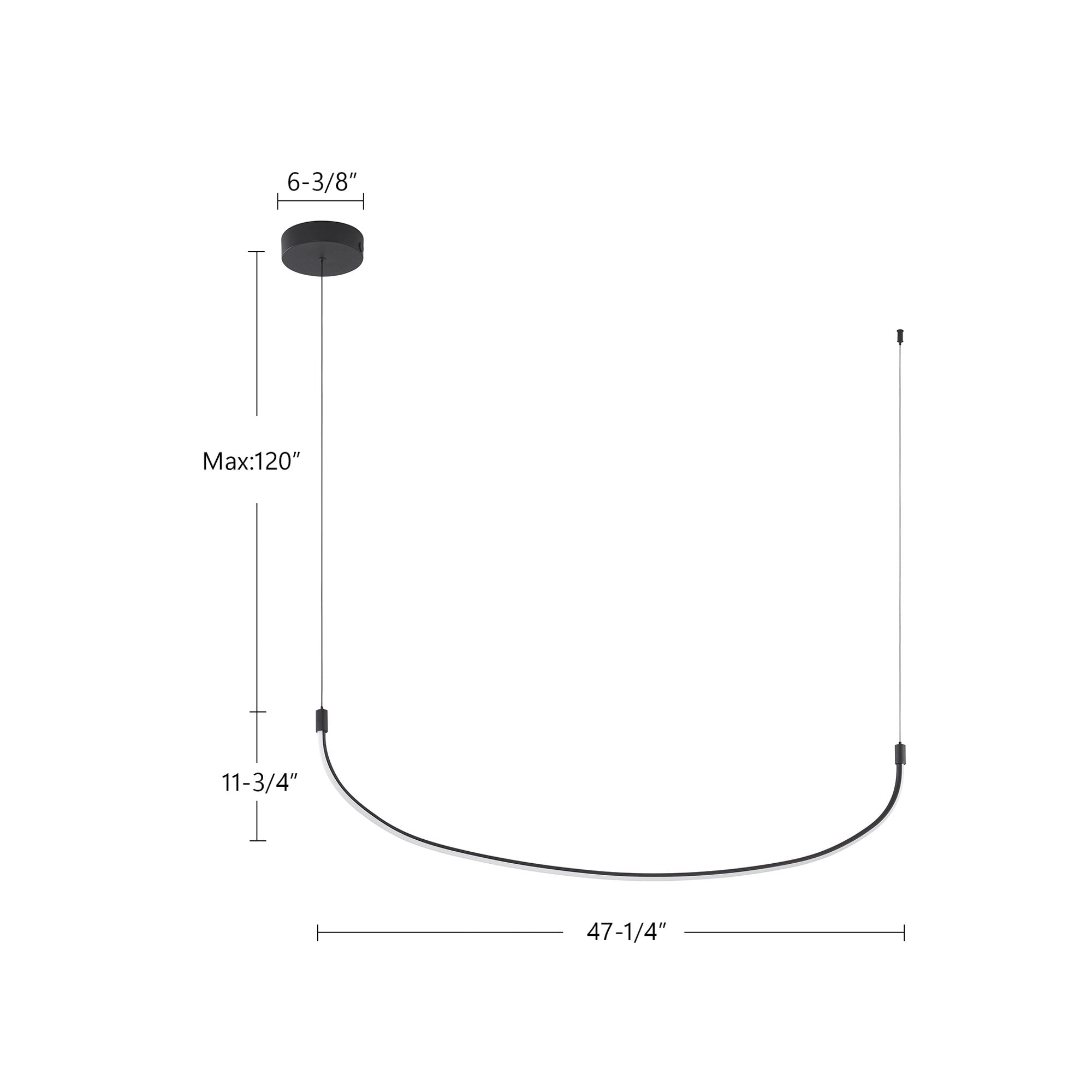 Talis 48-inch Linear Pendant