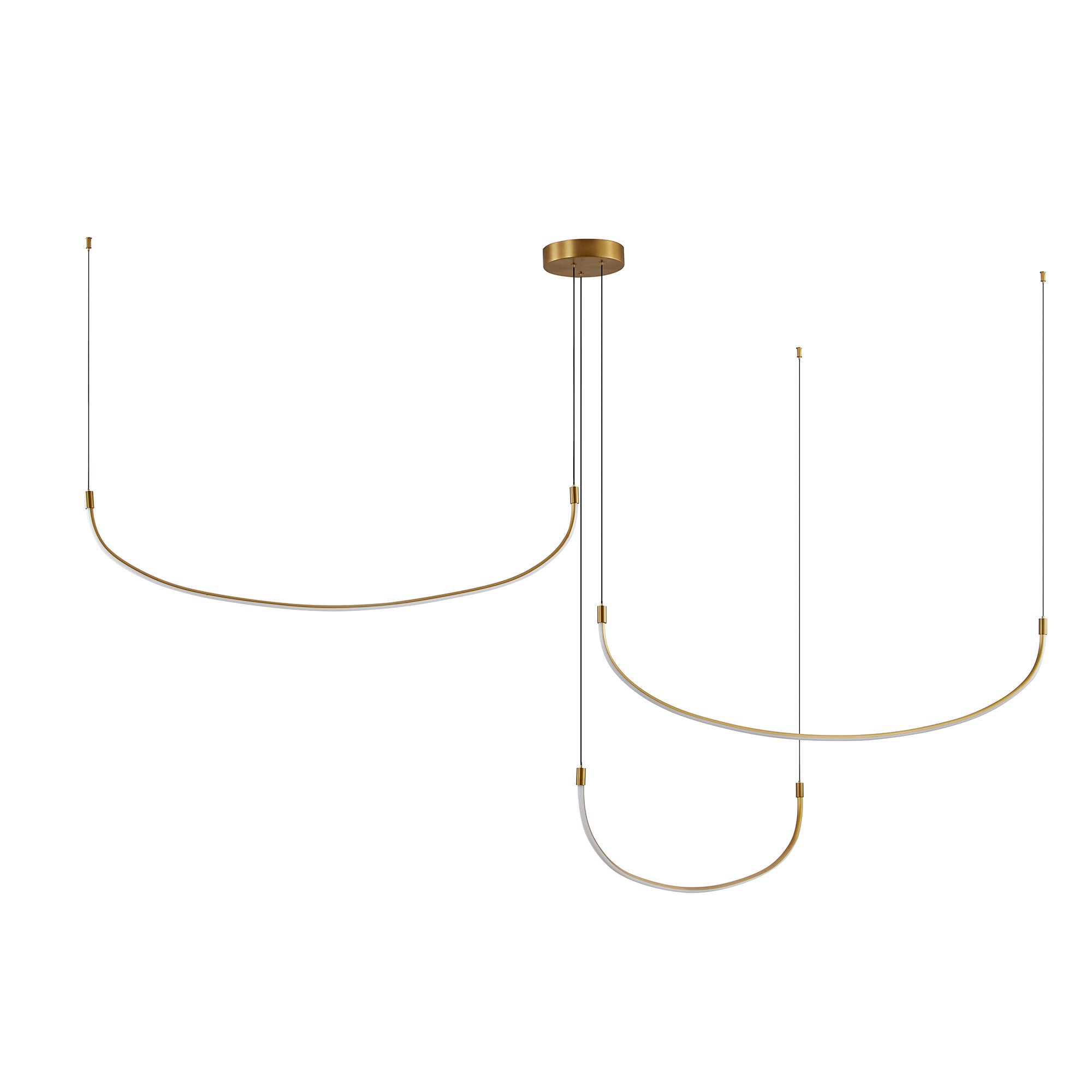 Talis 70-in Multi Pendant — Brushed Gold [Universal Voltage]