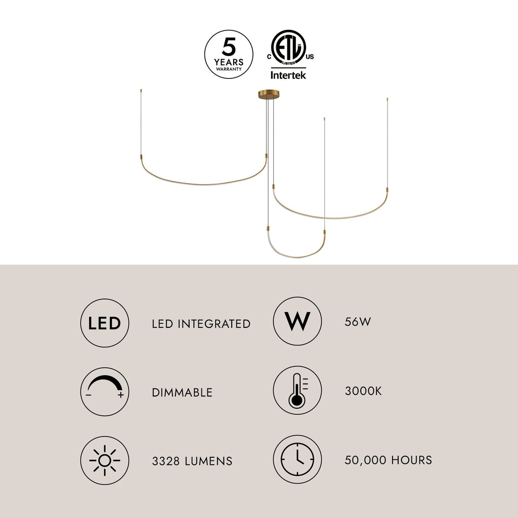 Talis 70-in Multi Pendant