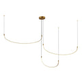 Talis 90-in Multi Pendant — Brushed Gold [Universal Voltage]