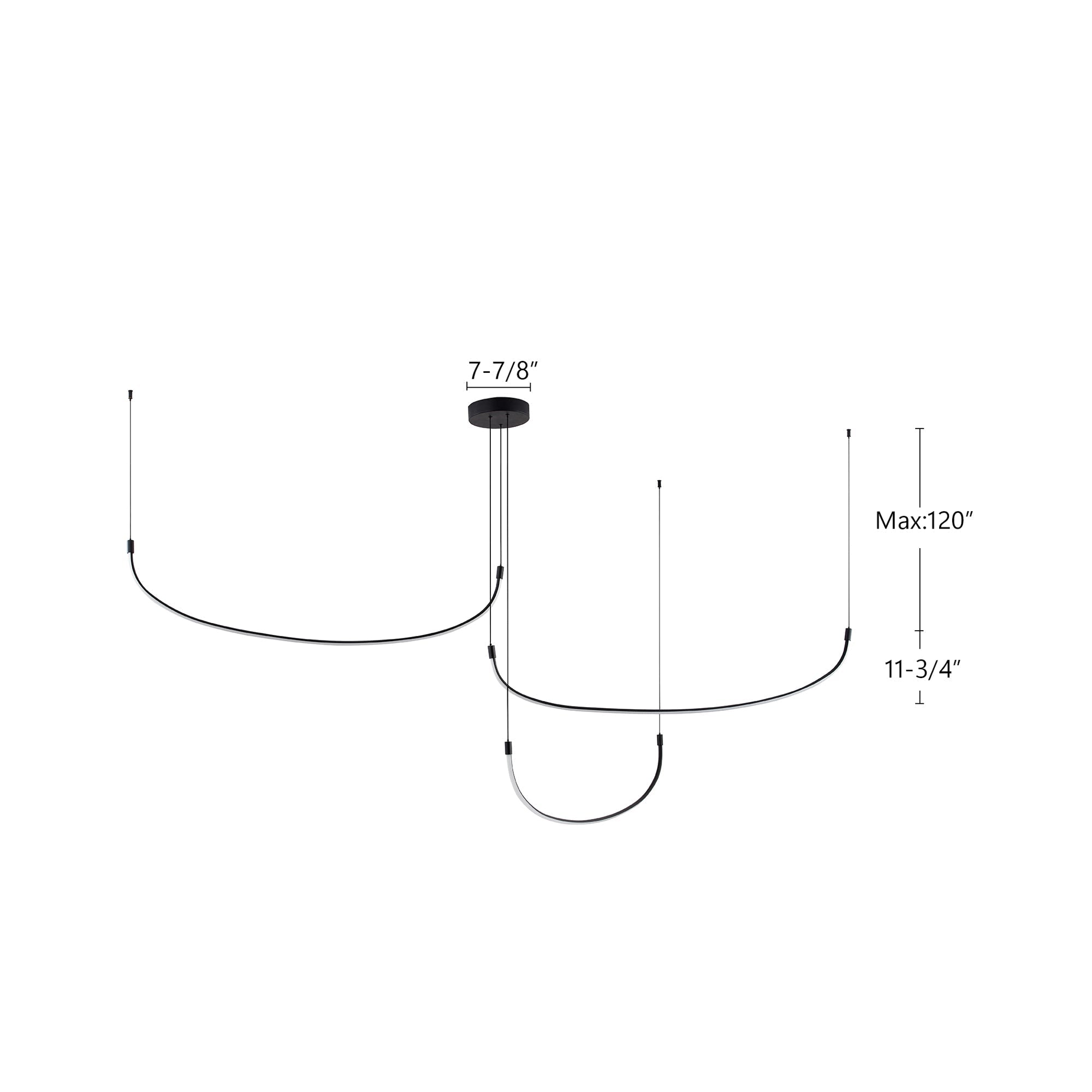 Talis 90-in Multi Pendant