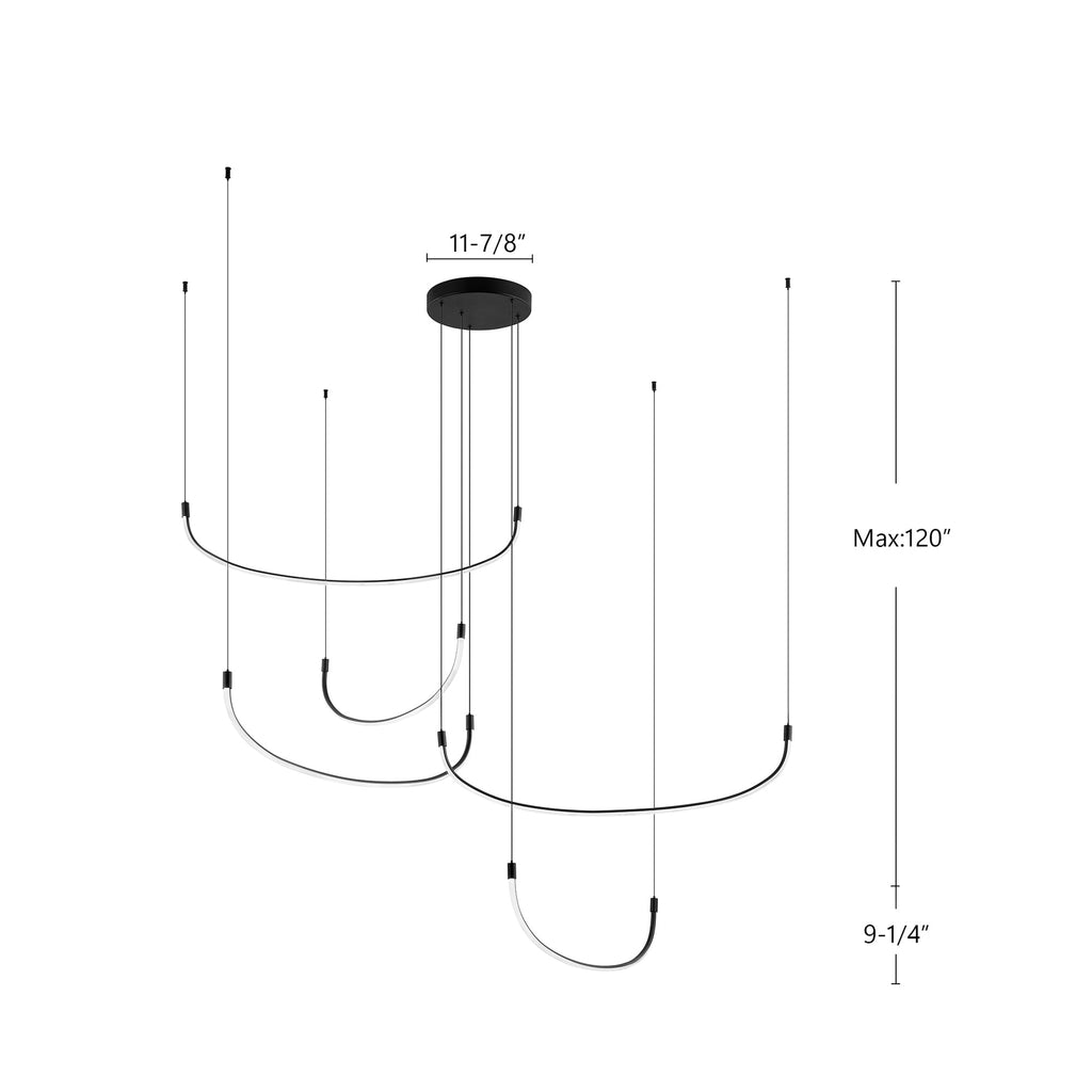 Talis 70-in Multi Pendant
