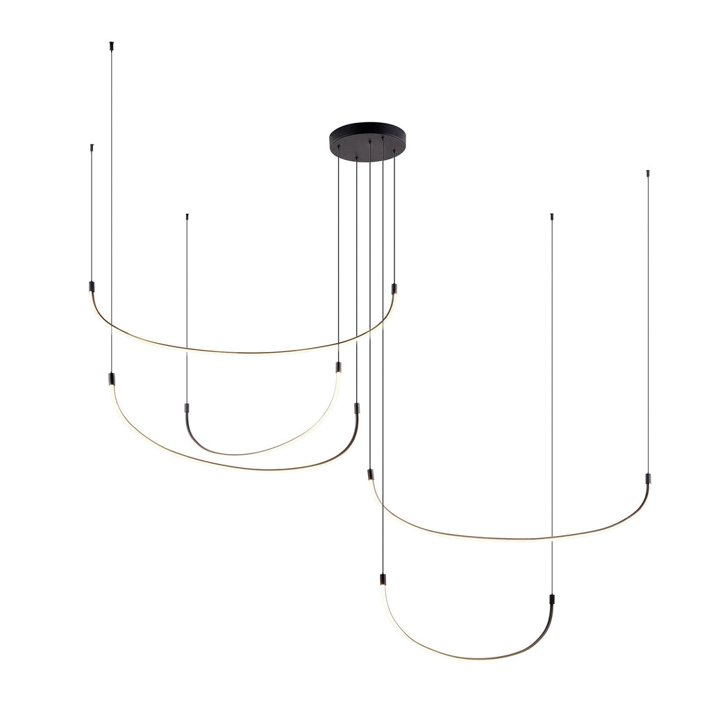 Talis 90-in Multi Pendant — Black [Universal Voltage]