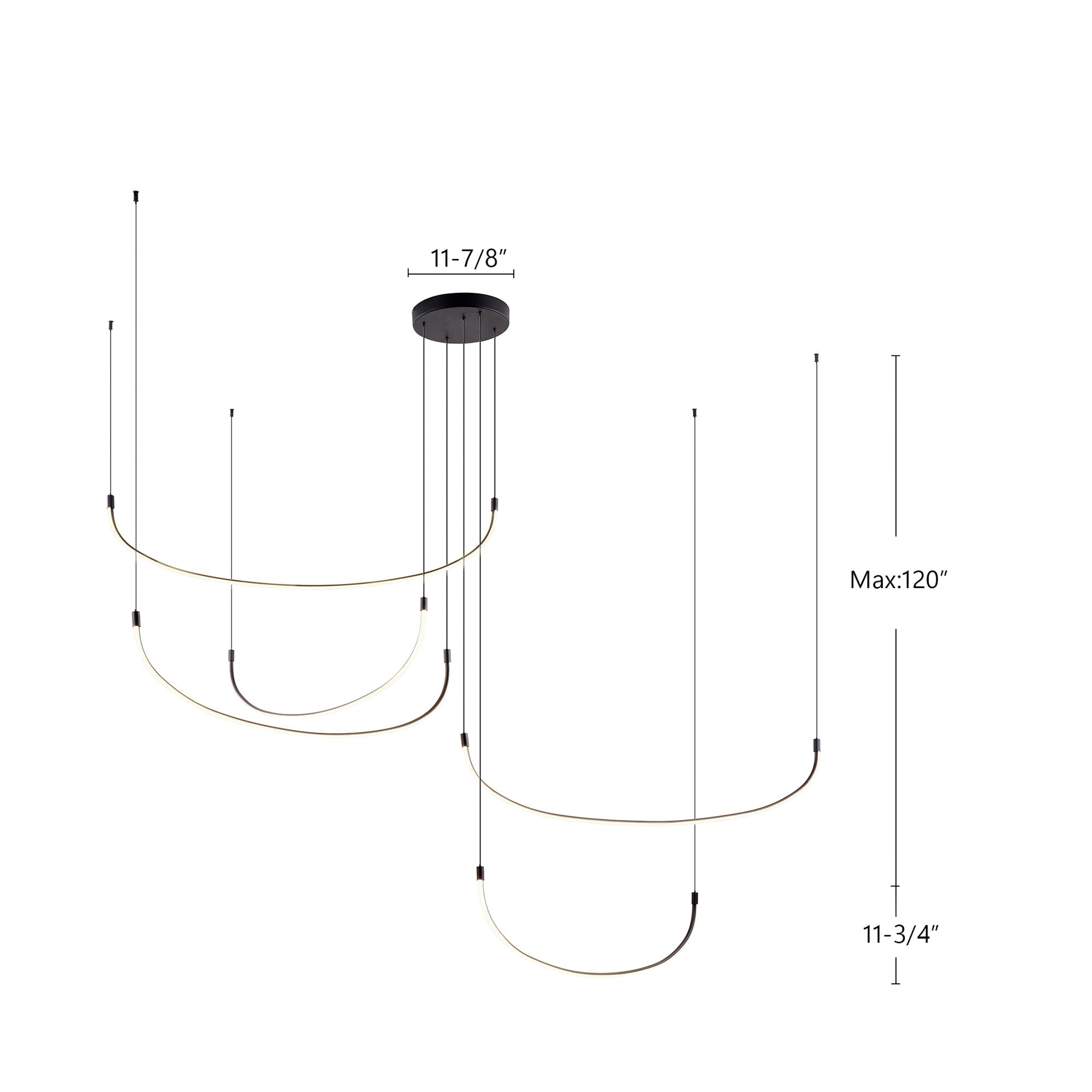 Talis 90-in Multi Pendant