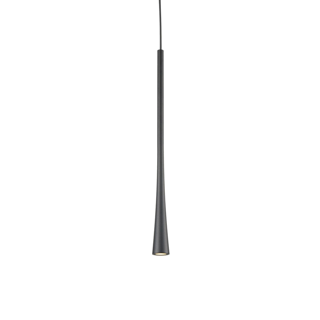 Taper 16-in Pendant — Black