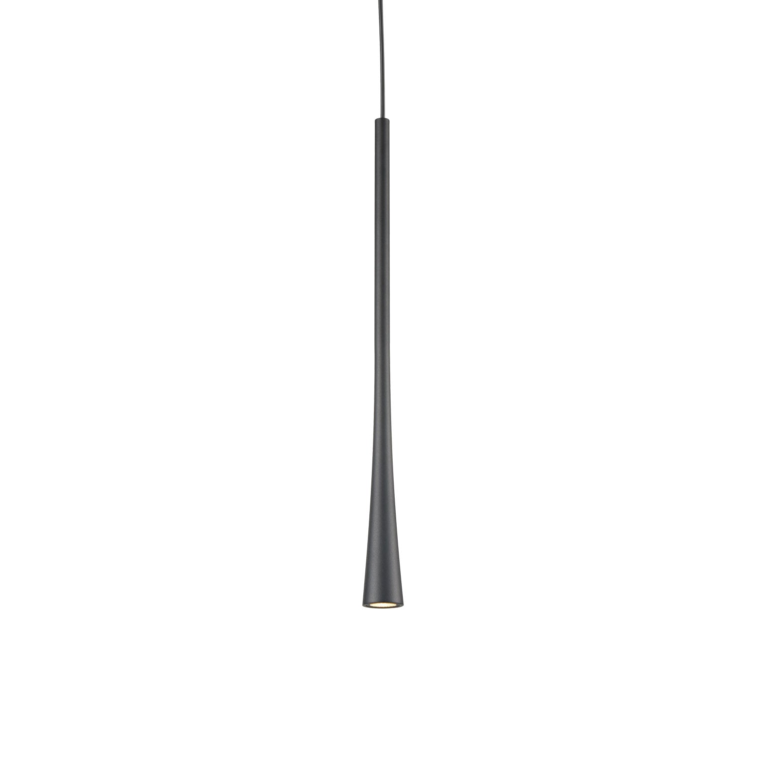 Taper 16-in Pendant — Black