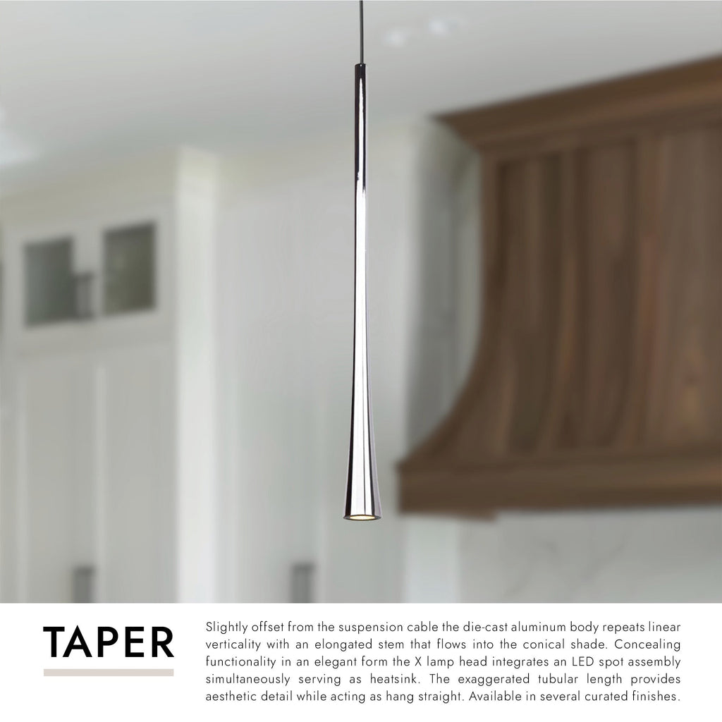 Taper 16-in Pendant