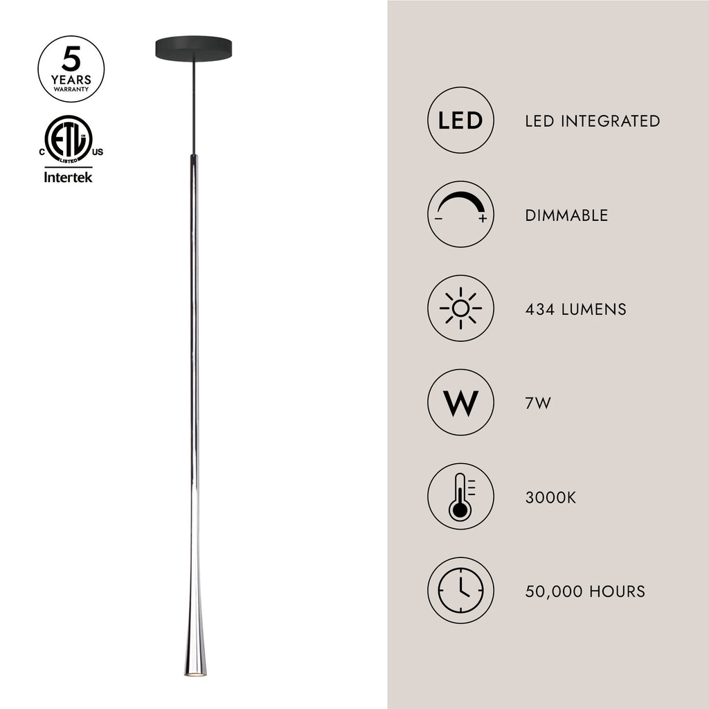 Taper 32-in Pendant