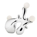 Tearscape 14-in Table Lamp — Chrome