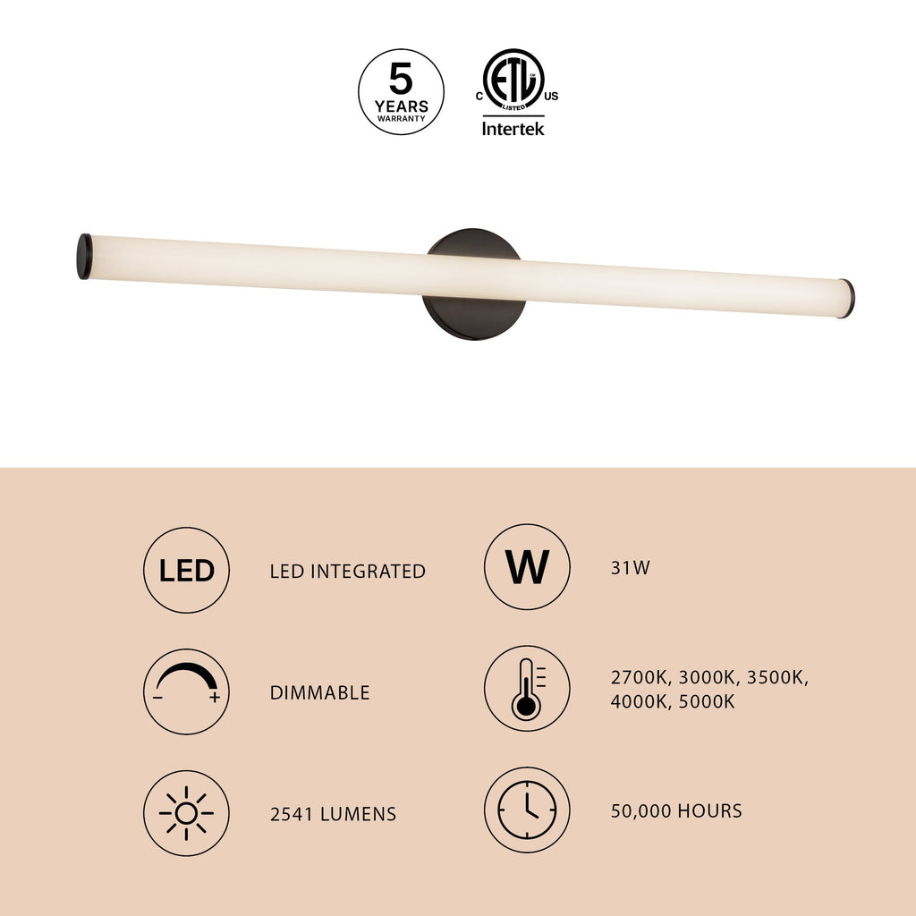 Tectra 36-in Wall/Vanity Light