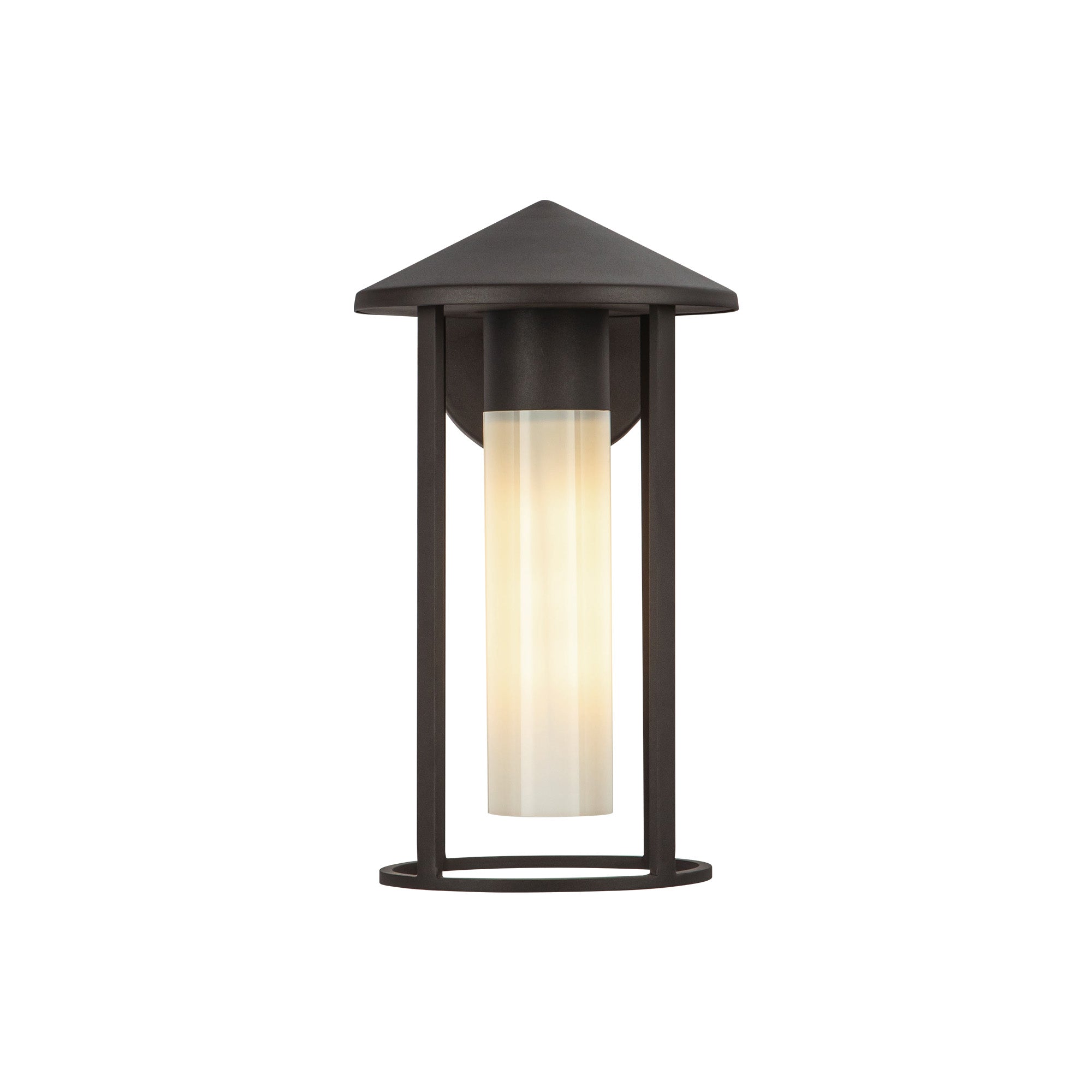 Tenko 12-in Exterior Wall — Bronze/Glossy Opal Glass
