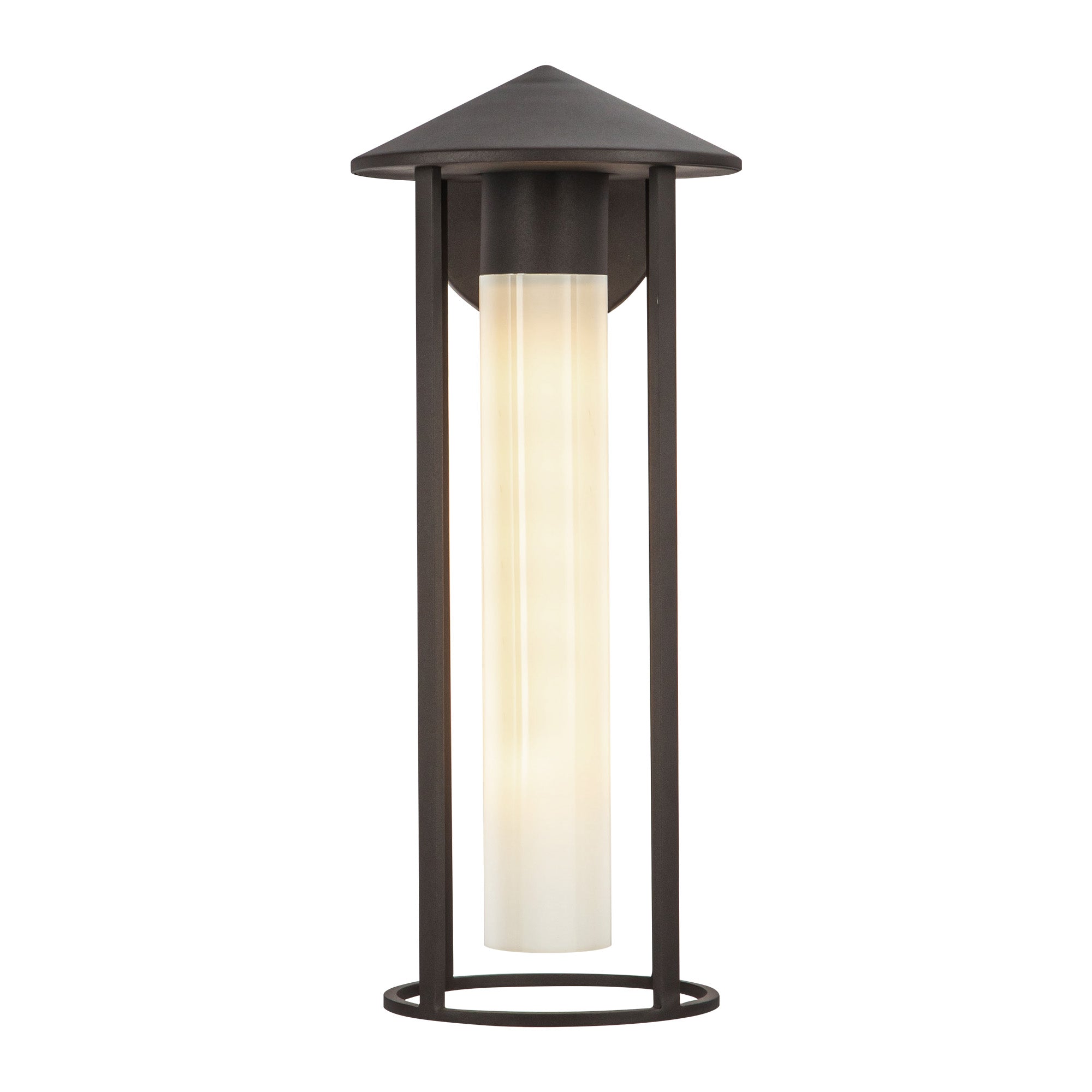 Tenko 18-in Exterior Wall — Bronze/Glossy Opal Glass