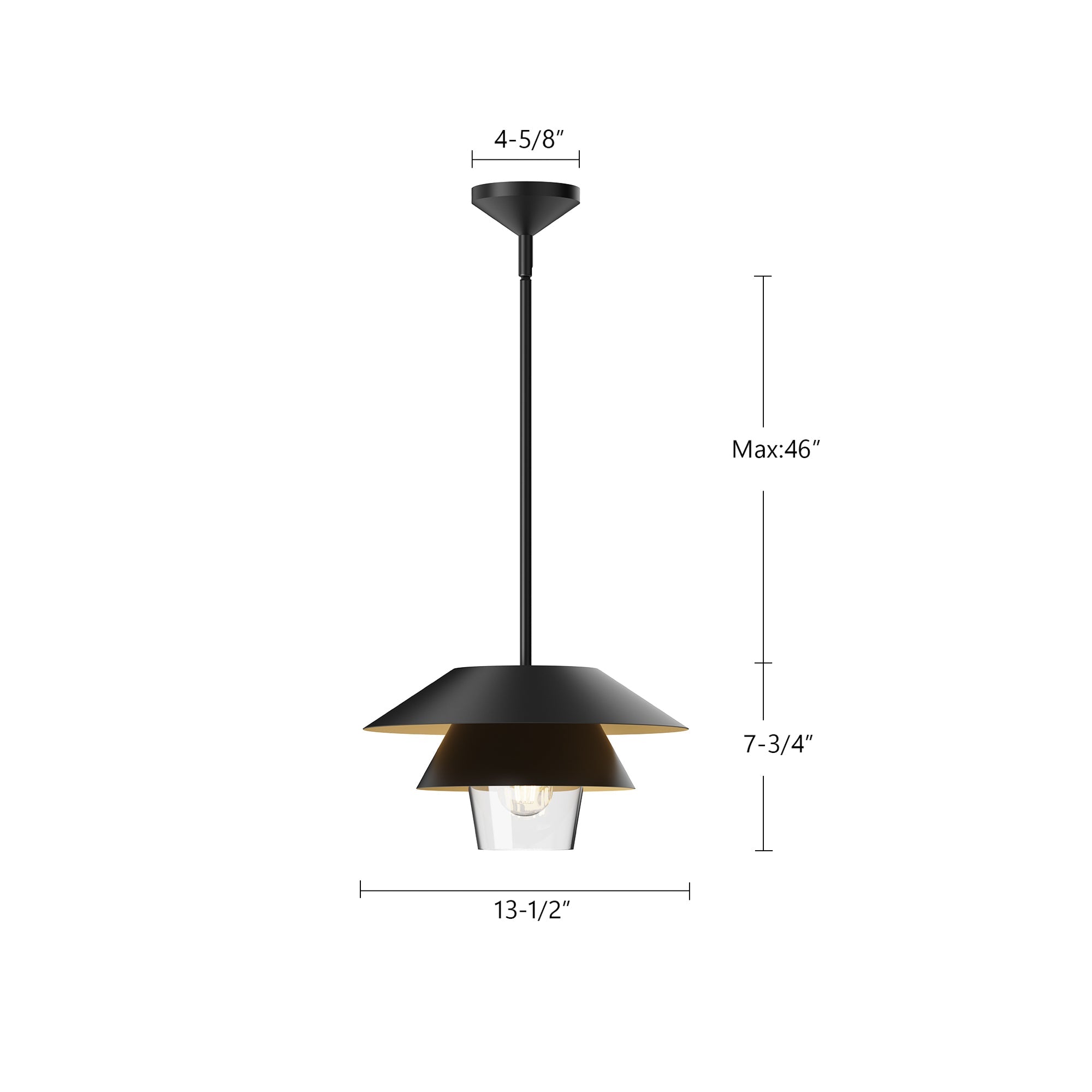 Tetsu 13-in Pendant