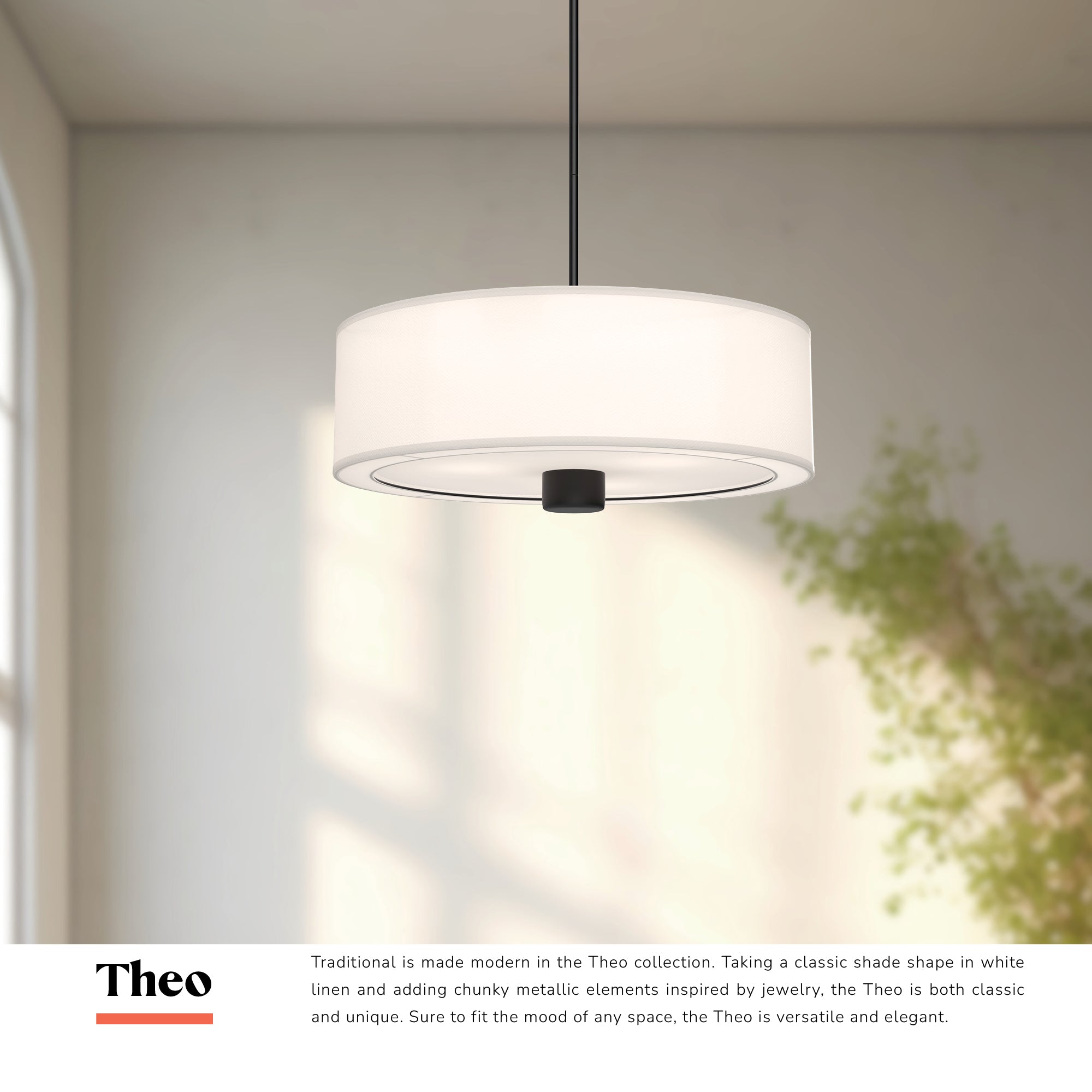 Theo 24-in Pendant
