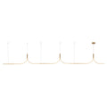 Thread 15-ft Linear Pendant — Brushed Gold [Universal Voltage 0-10 Dimming and Remote Driver]
