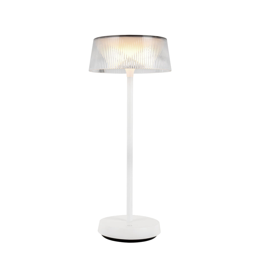 Tindra 14-in Table Lamp — White