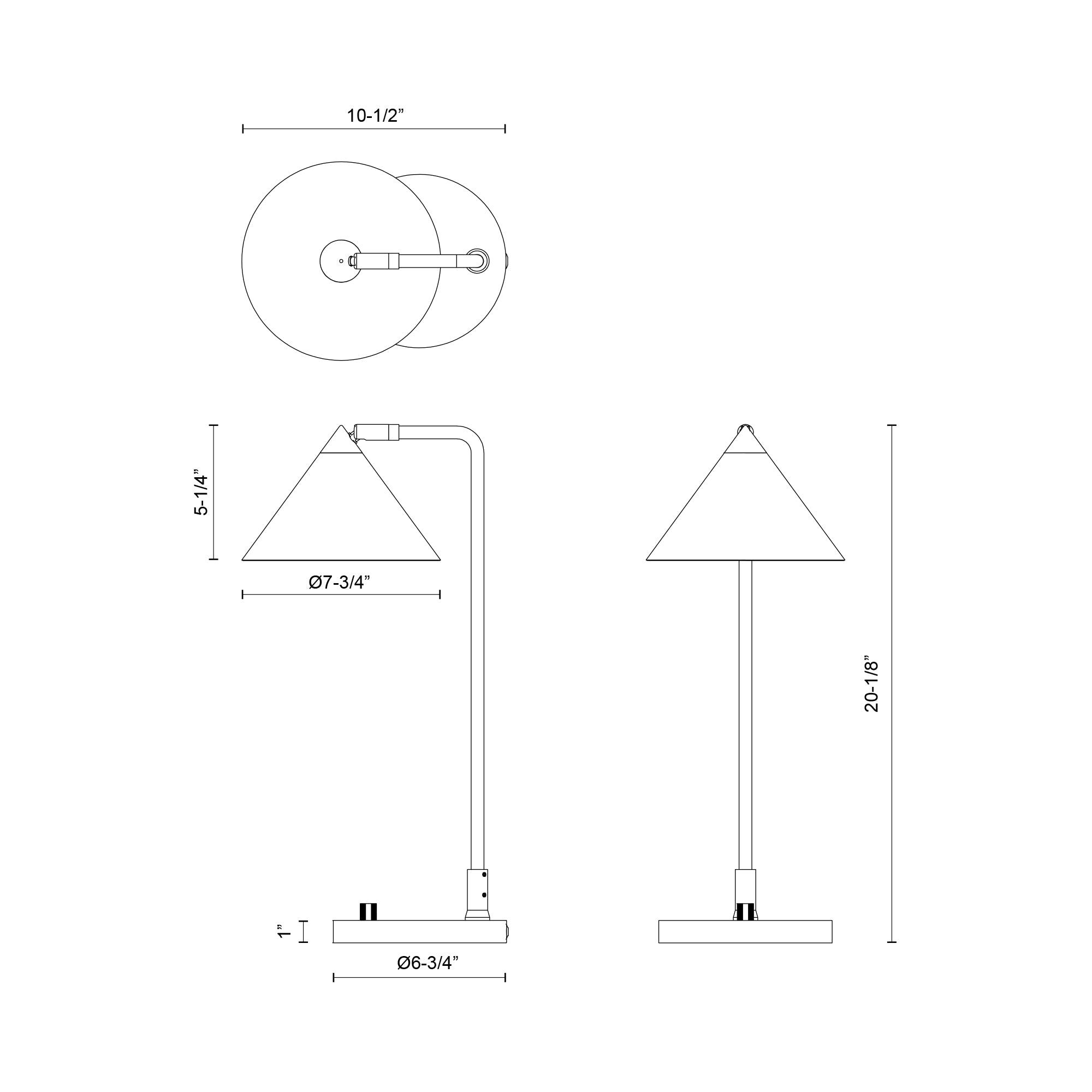 Remy 20-in Table Lamp