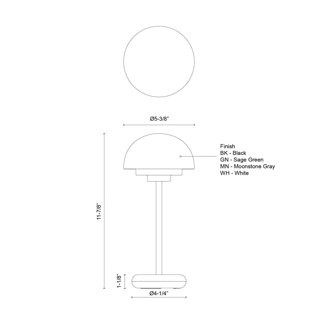 Hinata 12-in Table Lamp