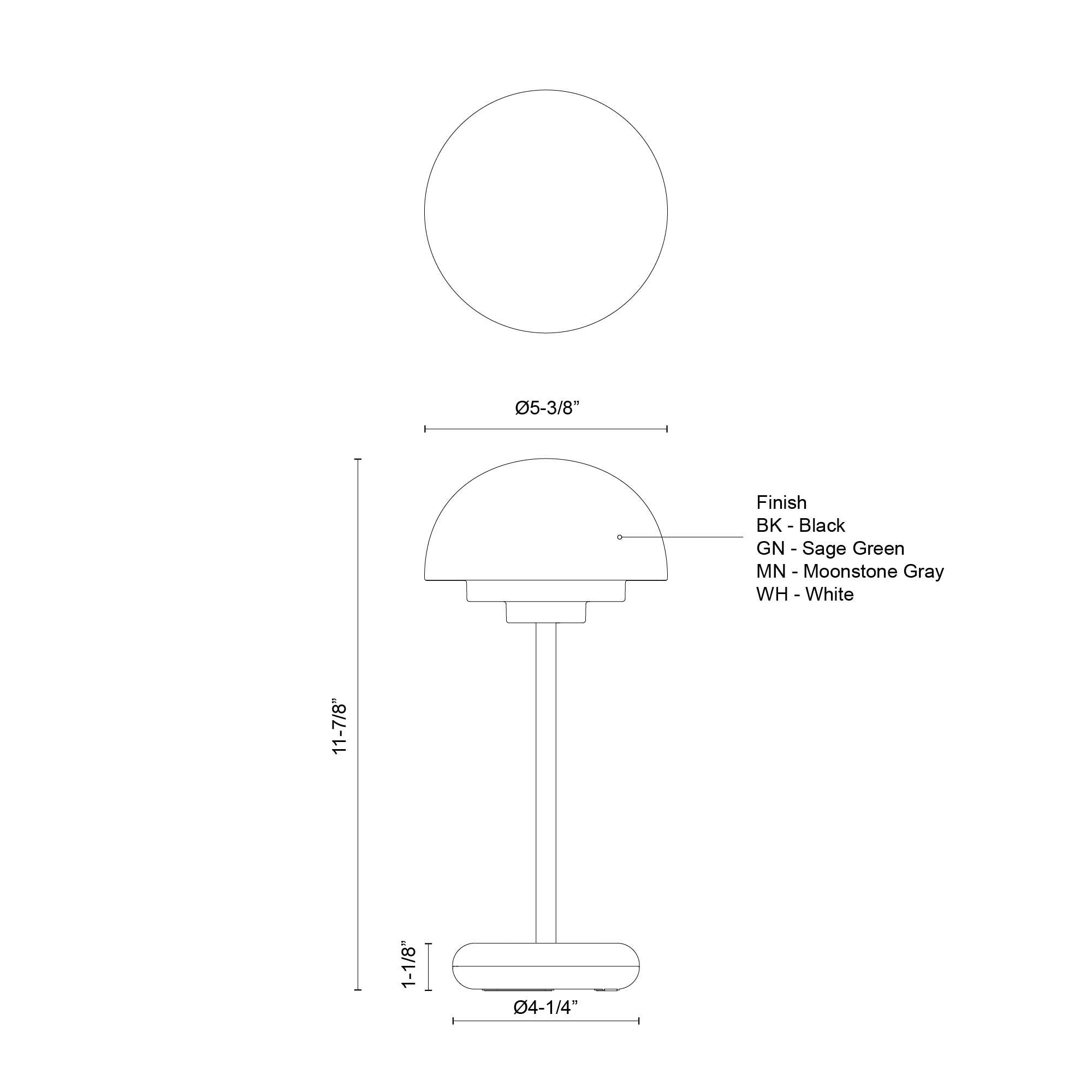 Hinata 12-in Table Lamp