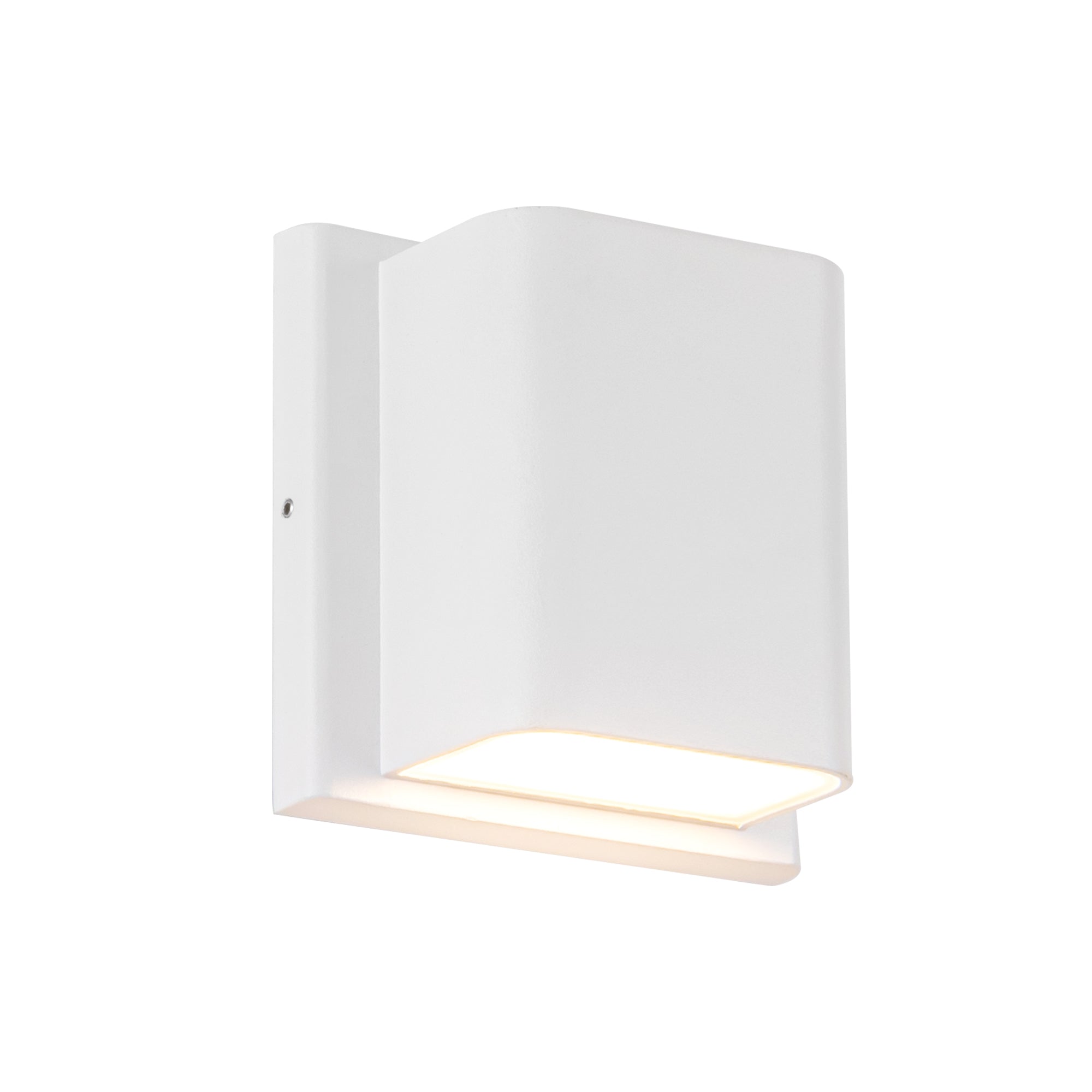 Tolan 4-in All-terior Wall Light — White [Universal Voltage and 3 Selectable Color Temperatures]