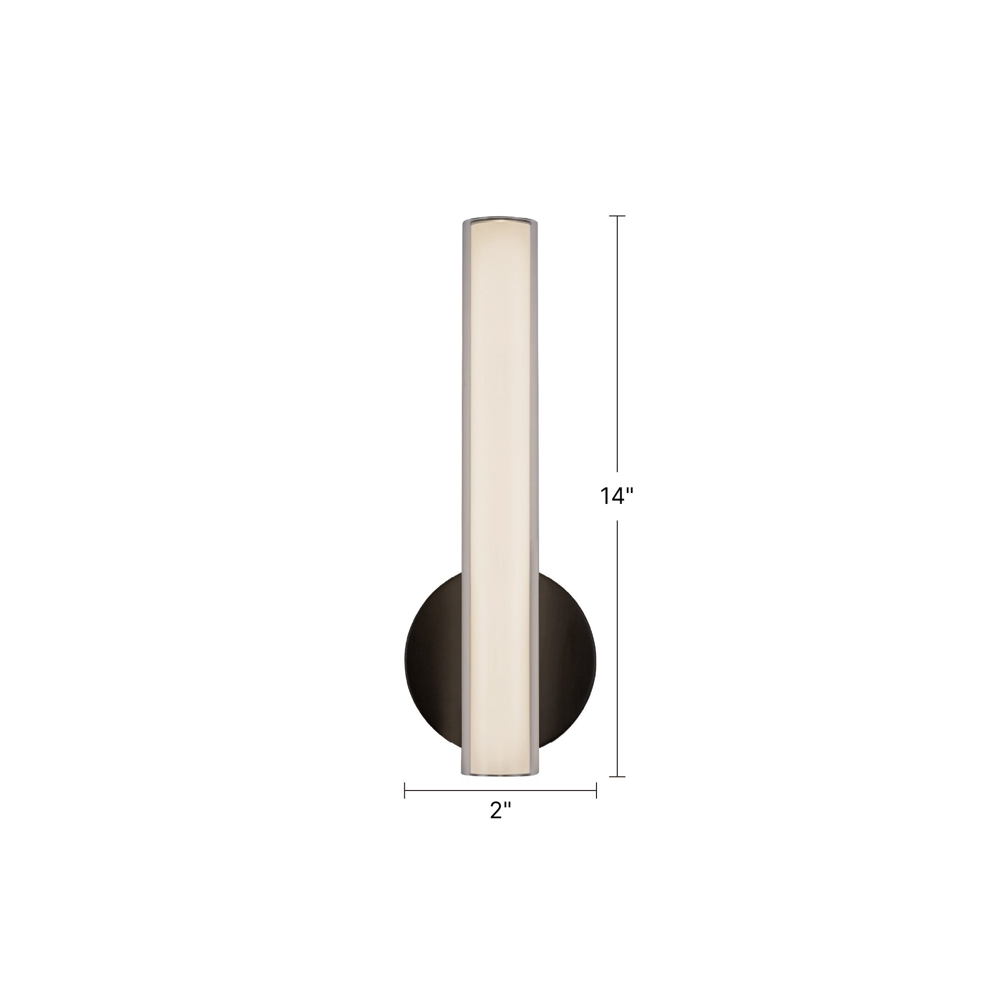 Tole 14-in Wall/Vanity Light