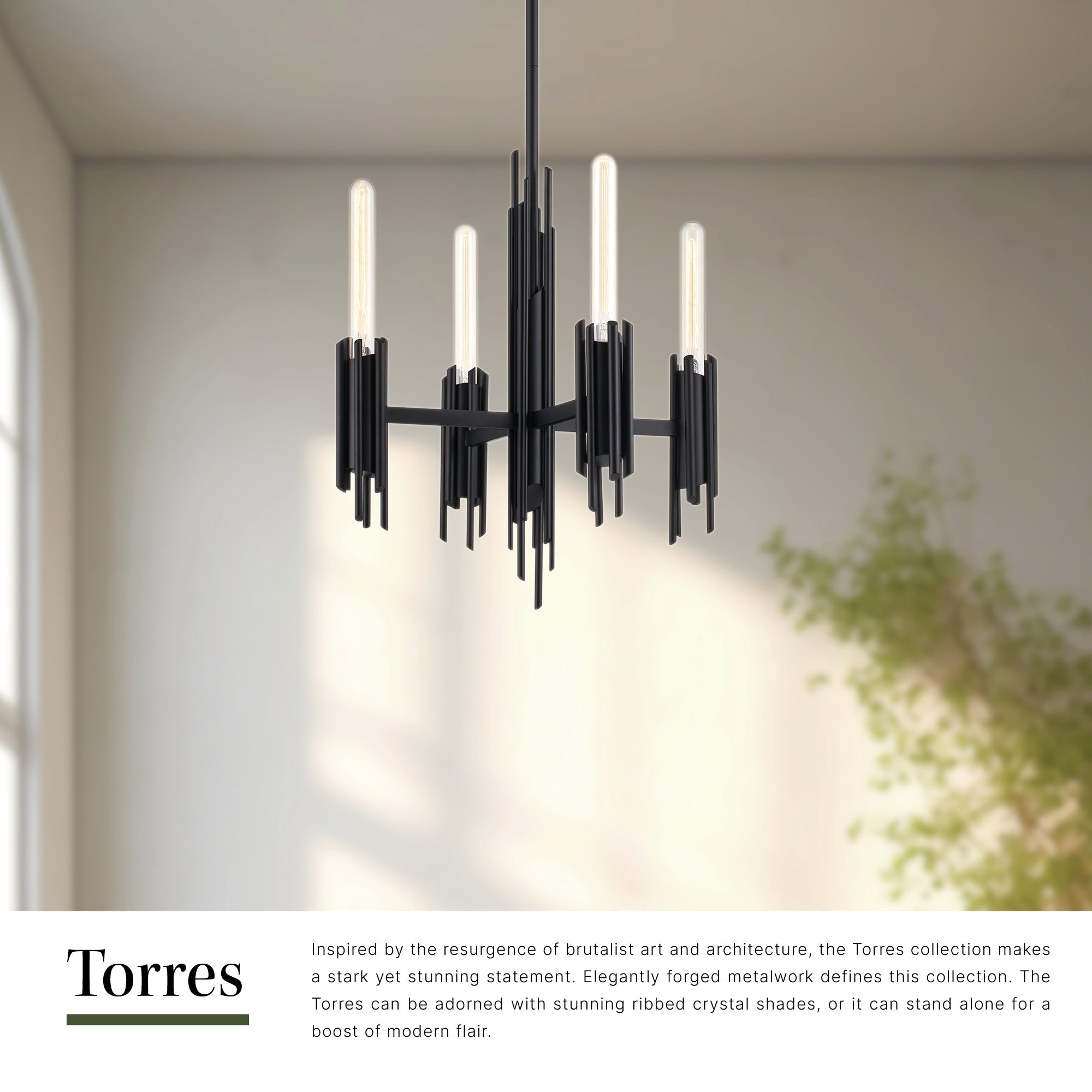 Torres 19-in Chandelier