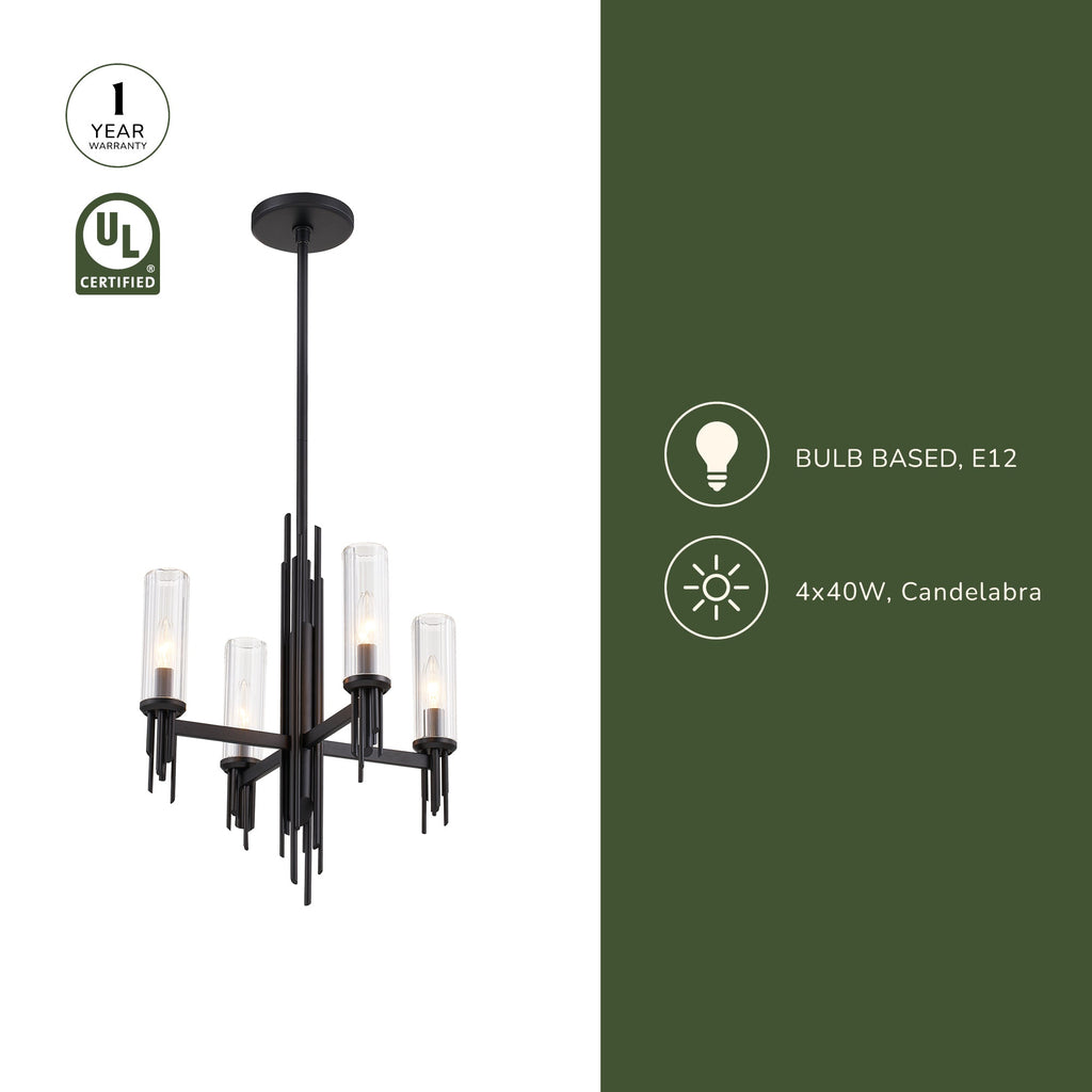 Torres 18-in Chandelier