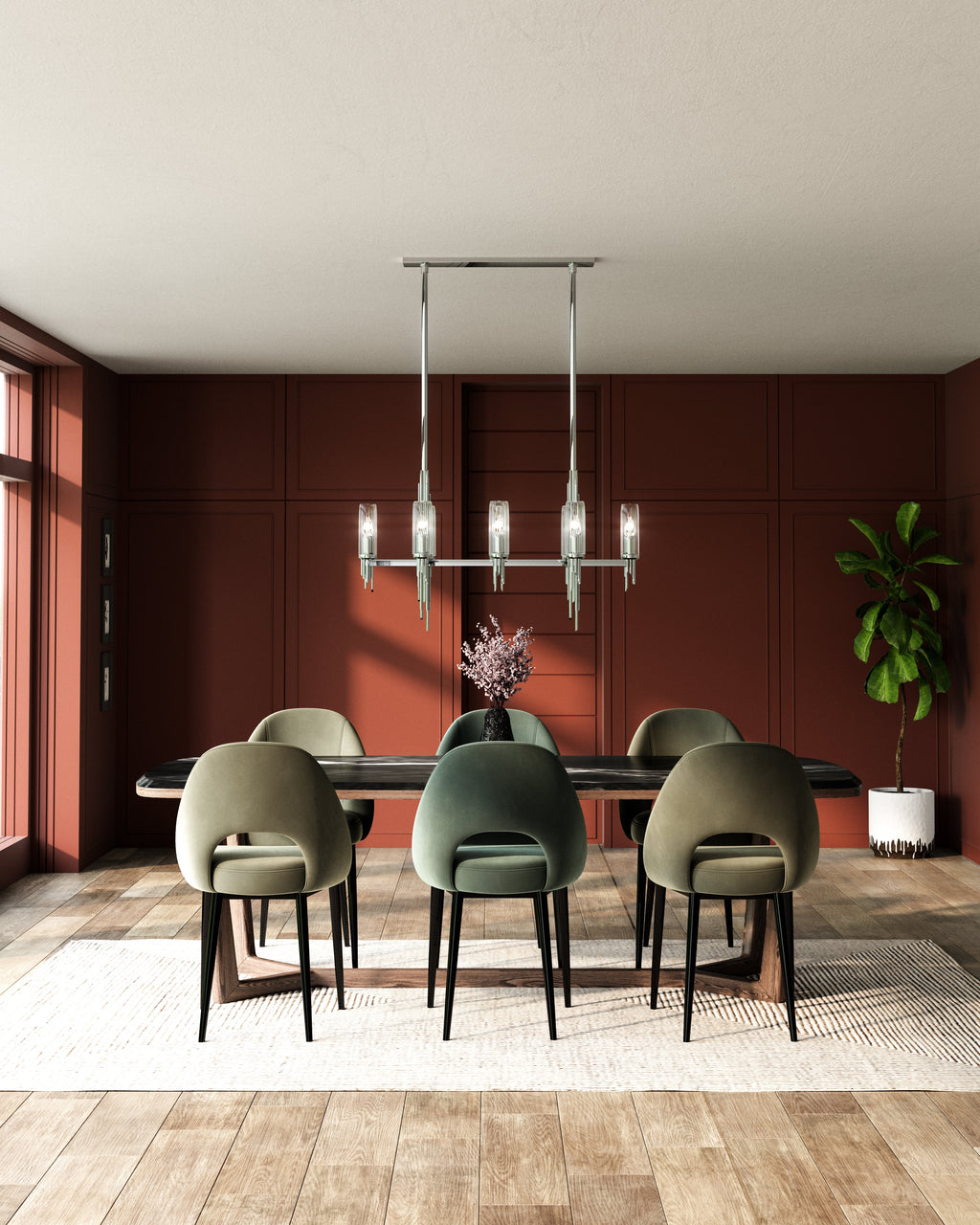 Torres 38-in Linear Pendant