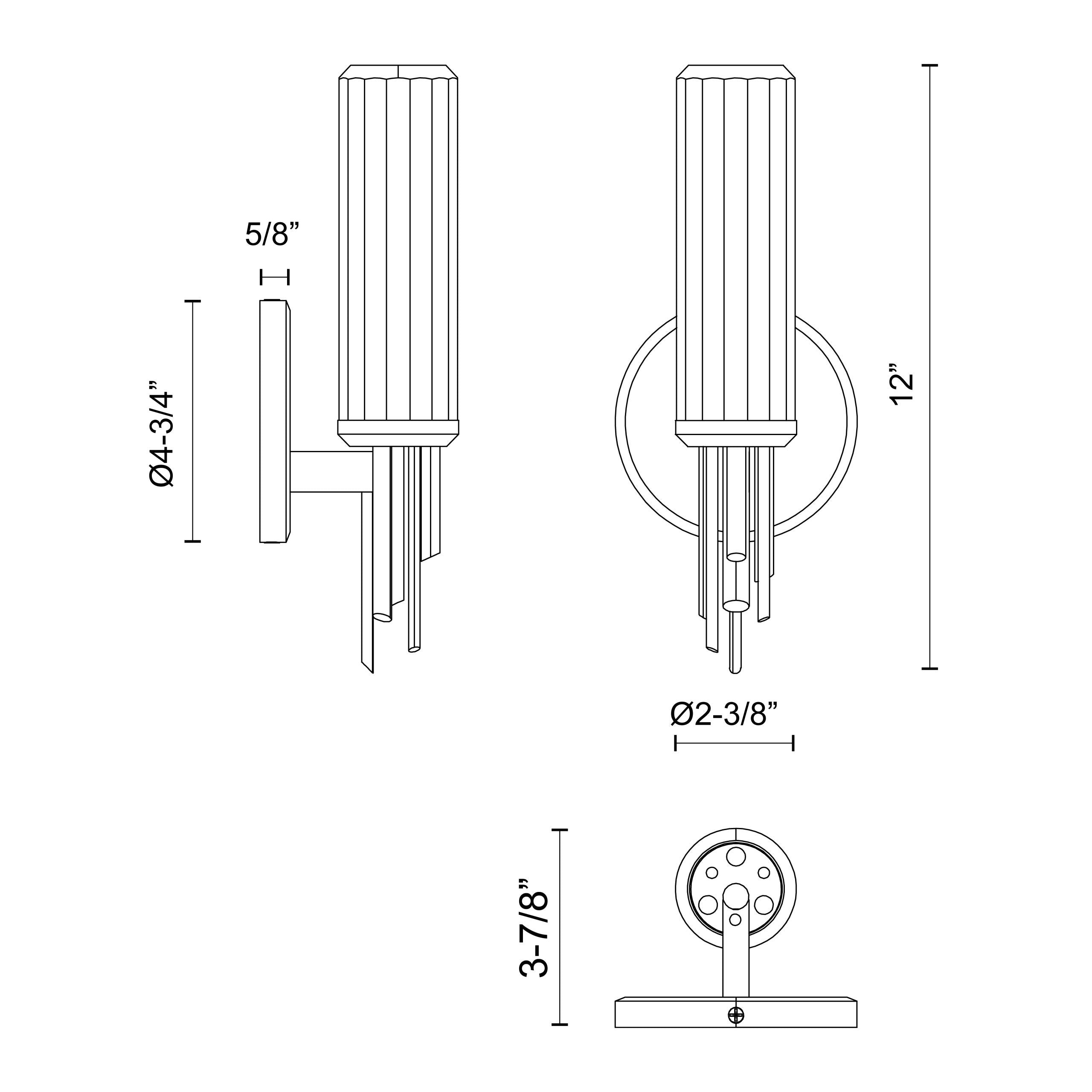 Torres 3-in Wall/Vanity Light
