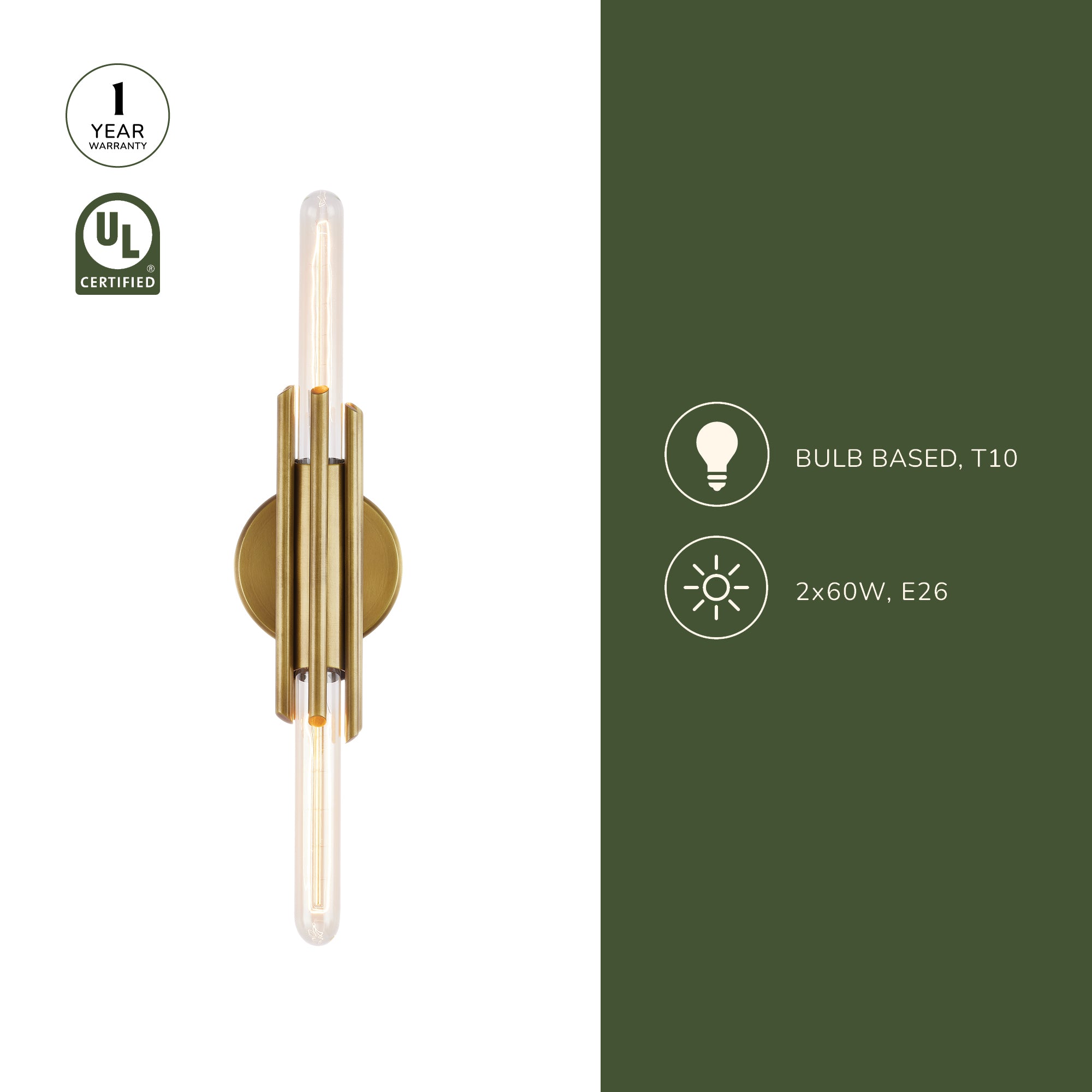 Torres 11-in Wall/Vanity Light