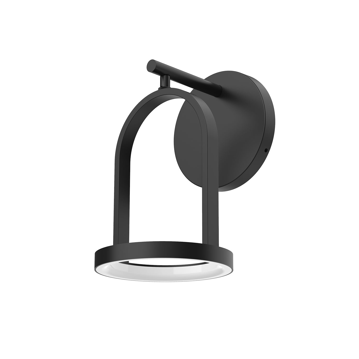 Trek 5-in Exterior Wall Sconce — Black