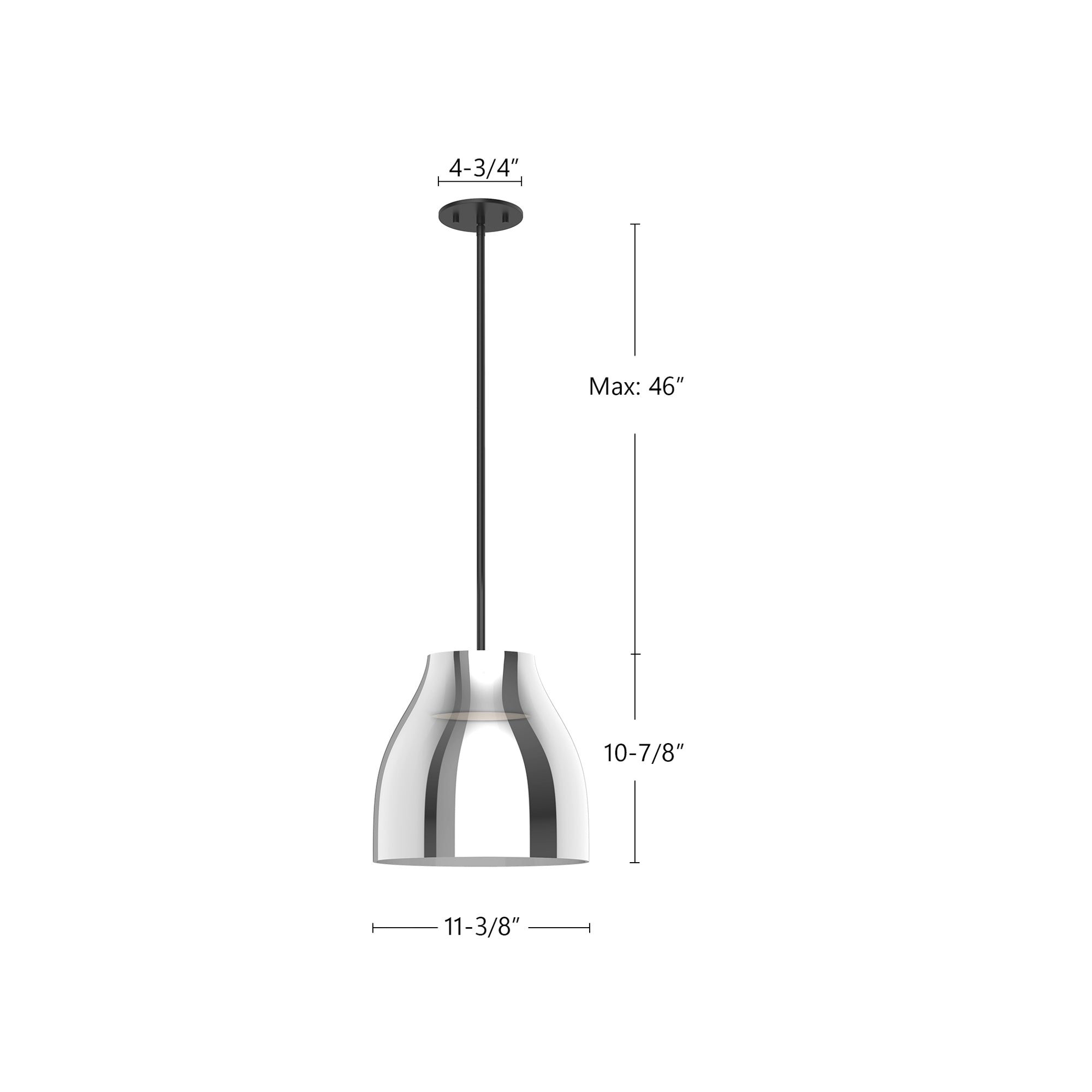 Trinity 12-in Pendant