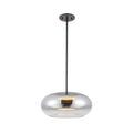 Trinity 14-in Pendant — Black/Chrome