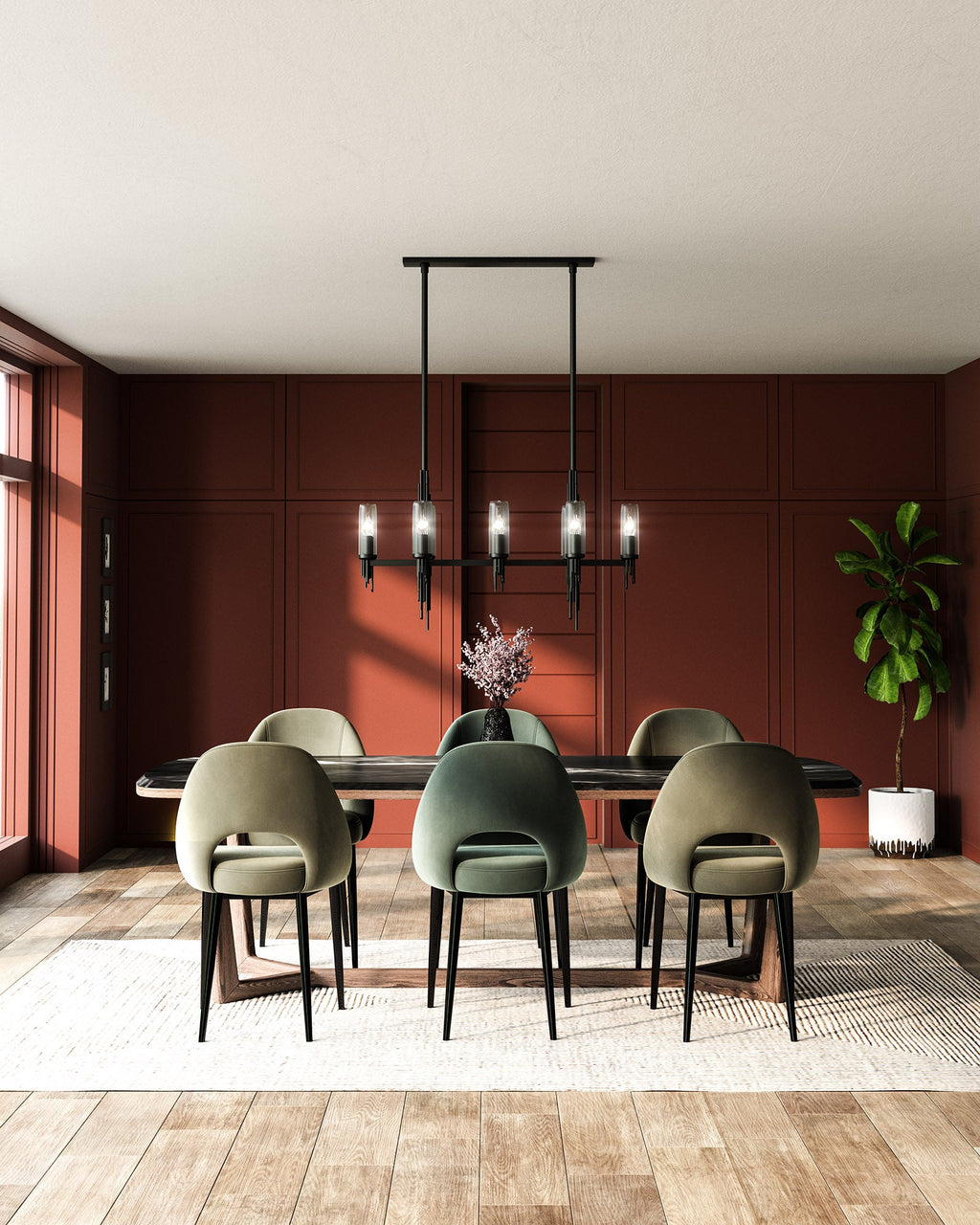 Torres 38-in Linear Pendant