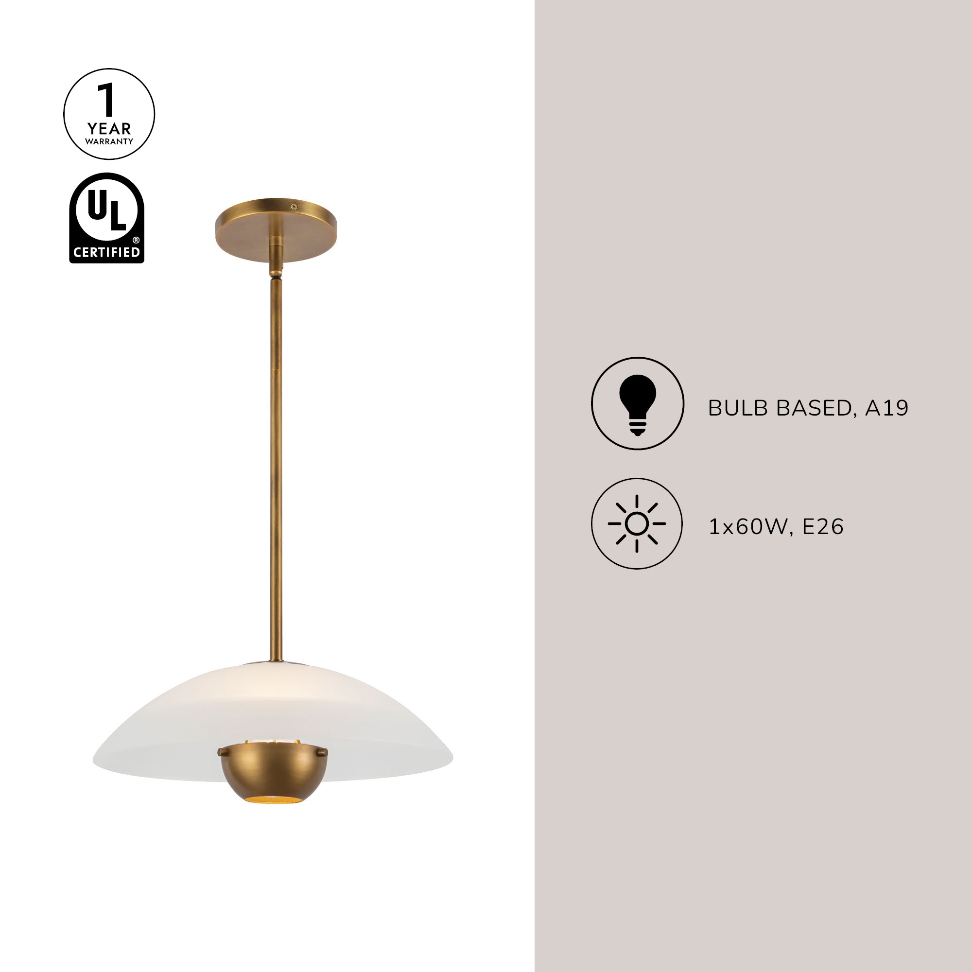 Umbra 14-in (5-in Height) Pendant
