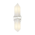 Valencia 15-in Wall/Vanity Light — Polished Nickel/Alabaster