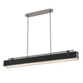 Valise 60-in Pendant — Aged Nickel/Tuxedo Leather
