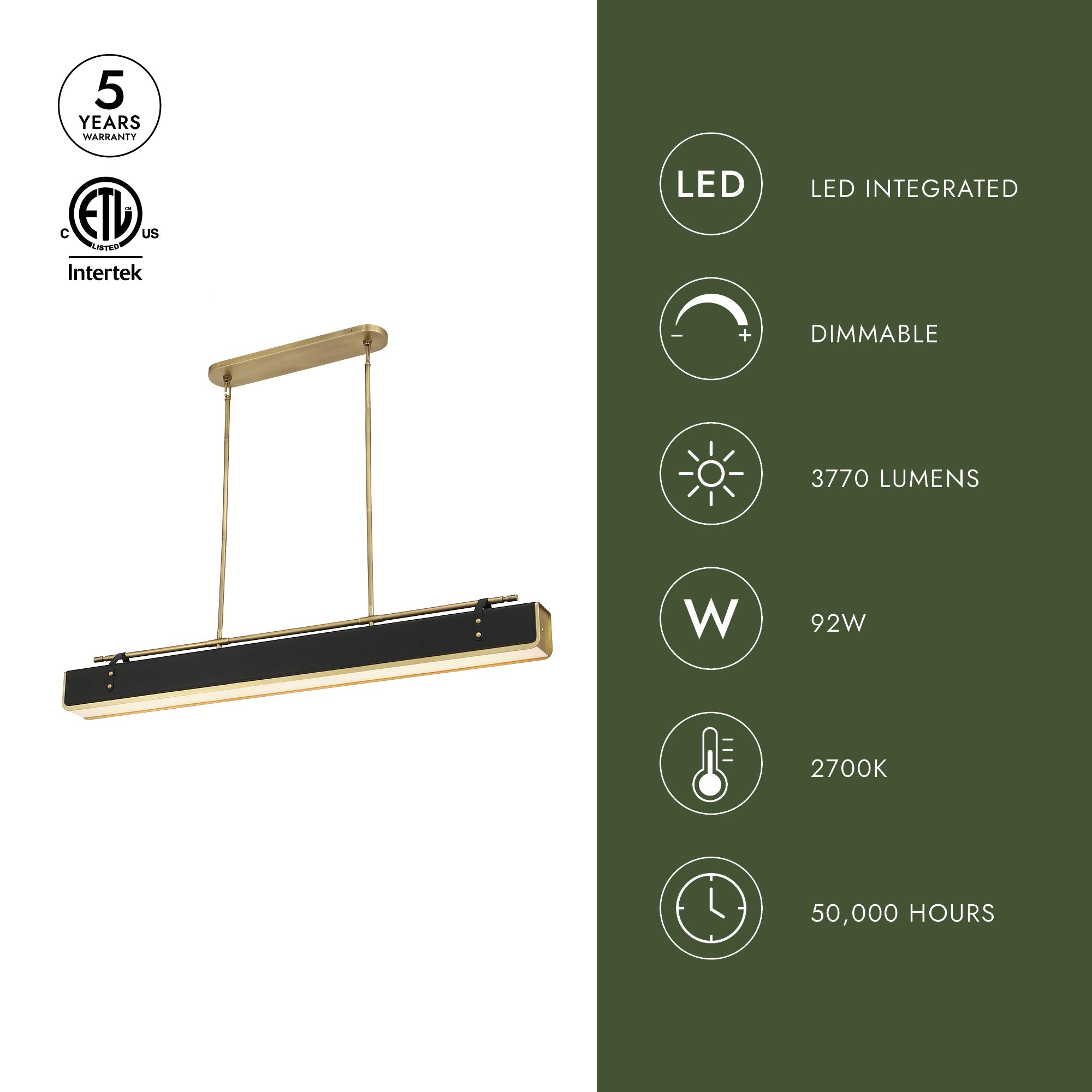 Valise 60-in Pendant